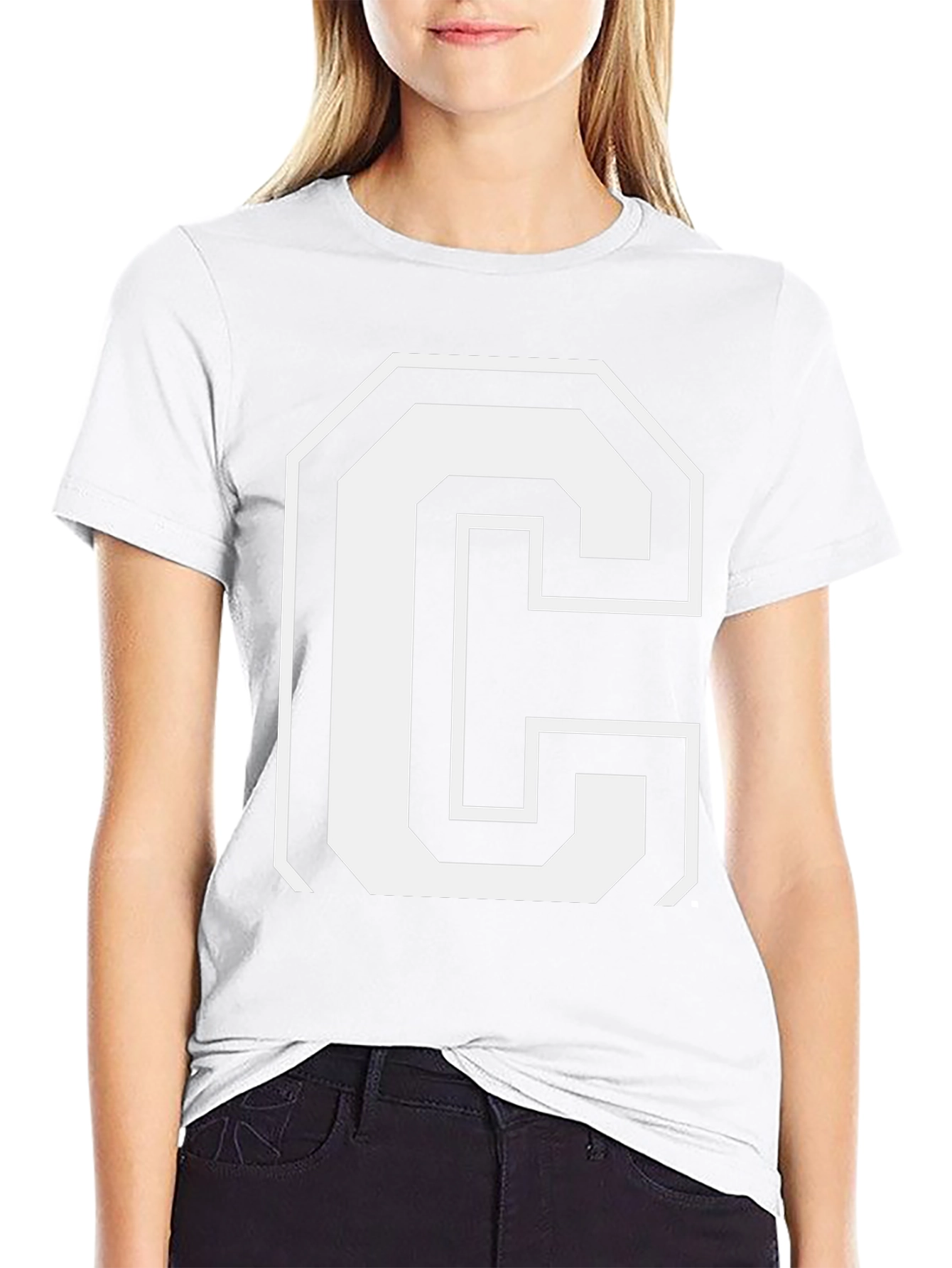 Bold C Graphic Tee - Stylish Casual Wear