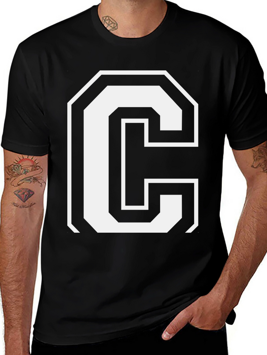 Bold C Graphic Tee - Stylish Casual Wear
