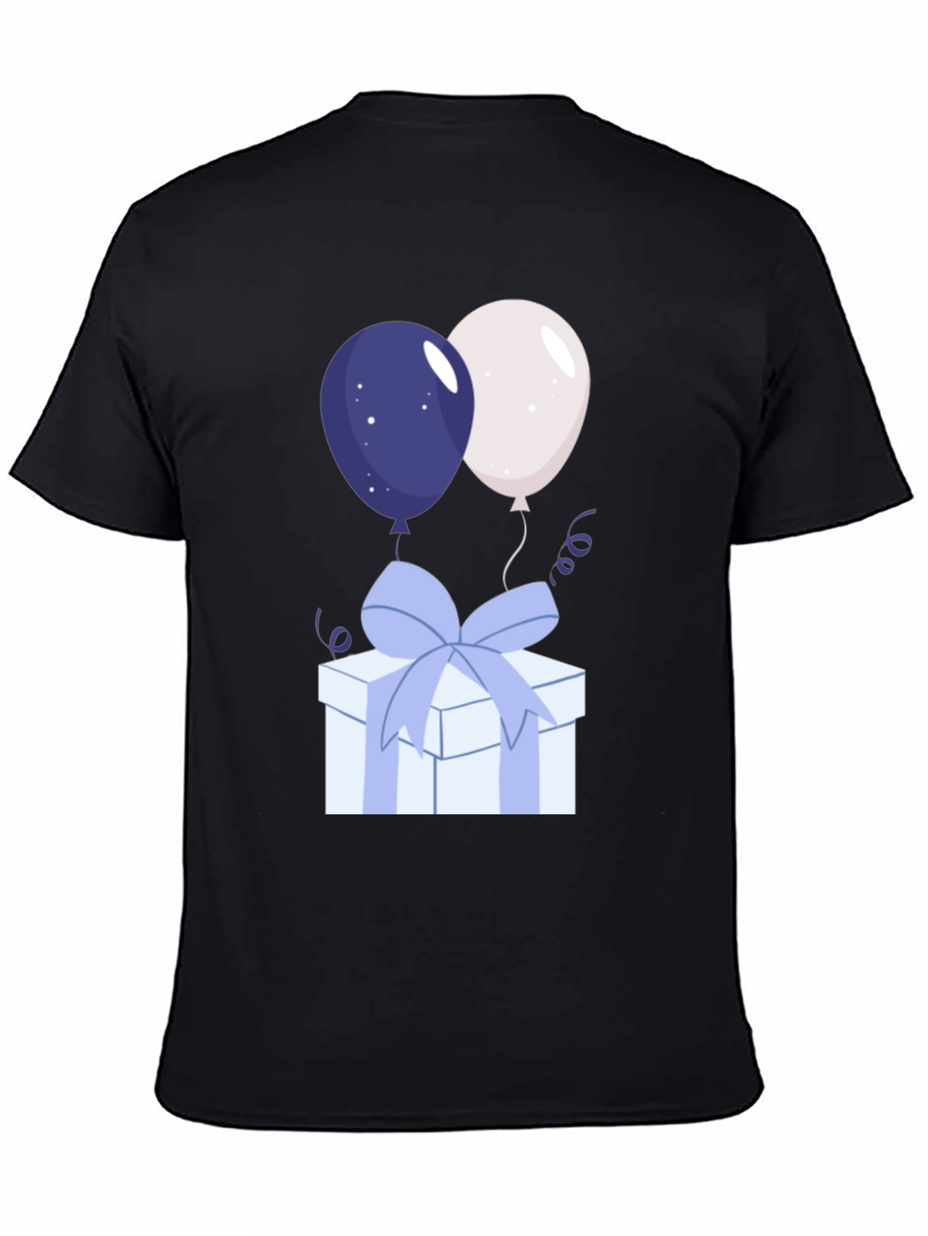 Festive Balloons & Gift Box Graphic Tee