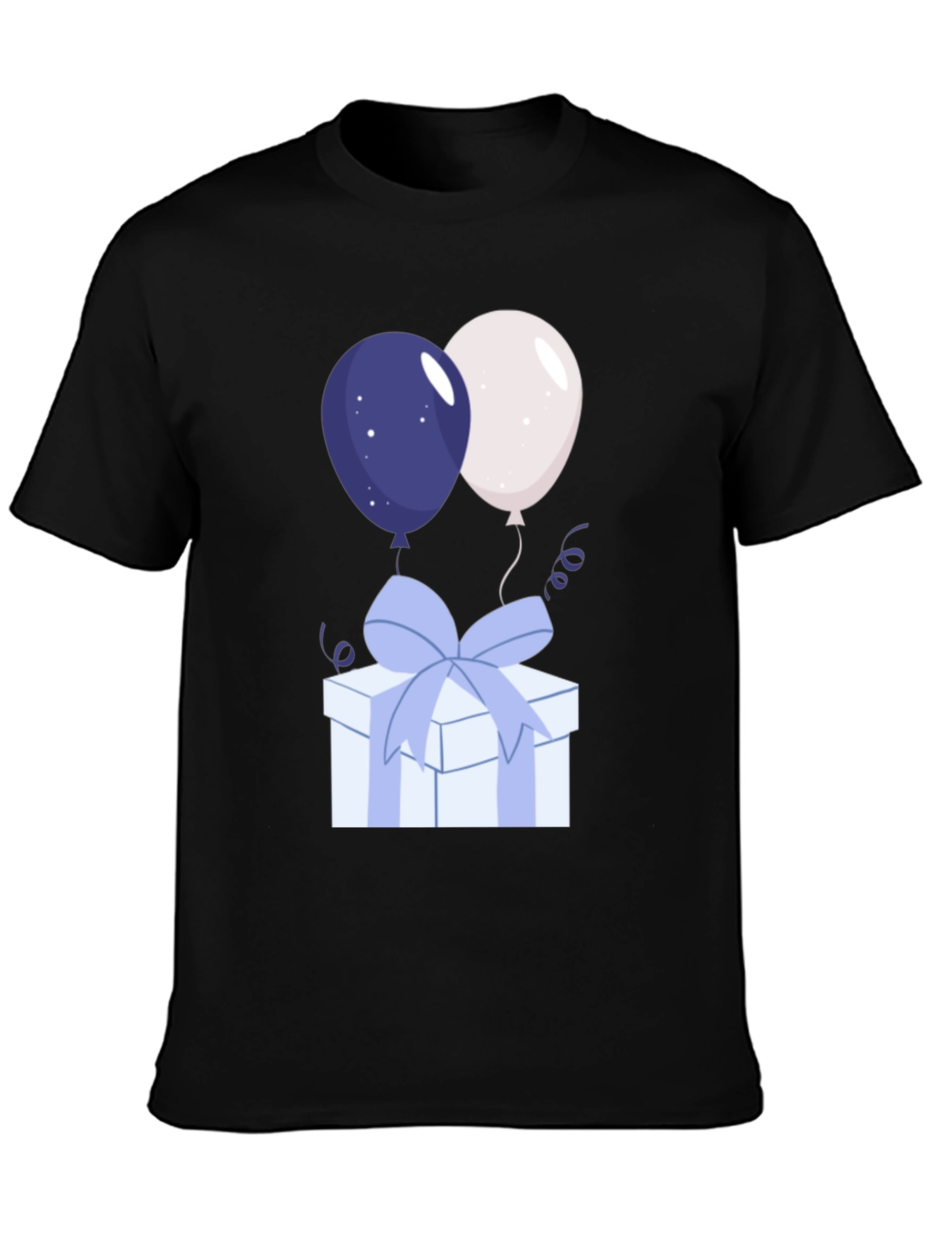 Festive Balloons & Gift Box Graphic Tee