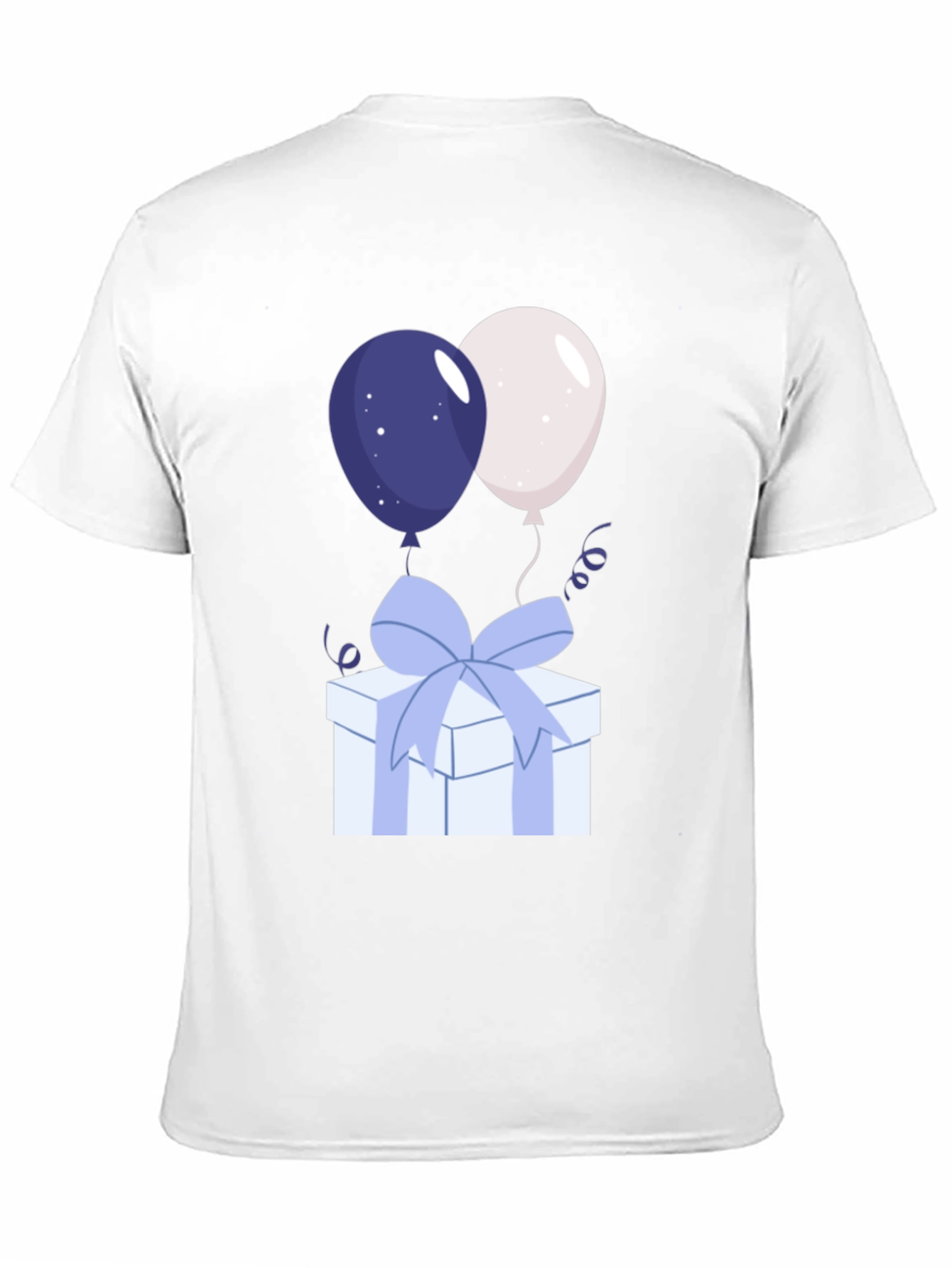 Festive Balloons & Gift Box Graphic Tee