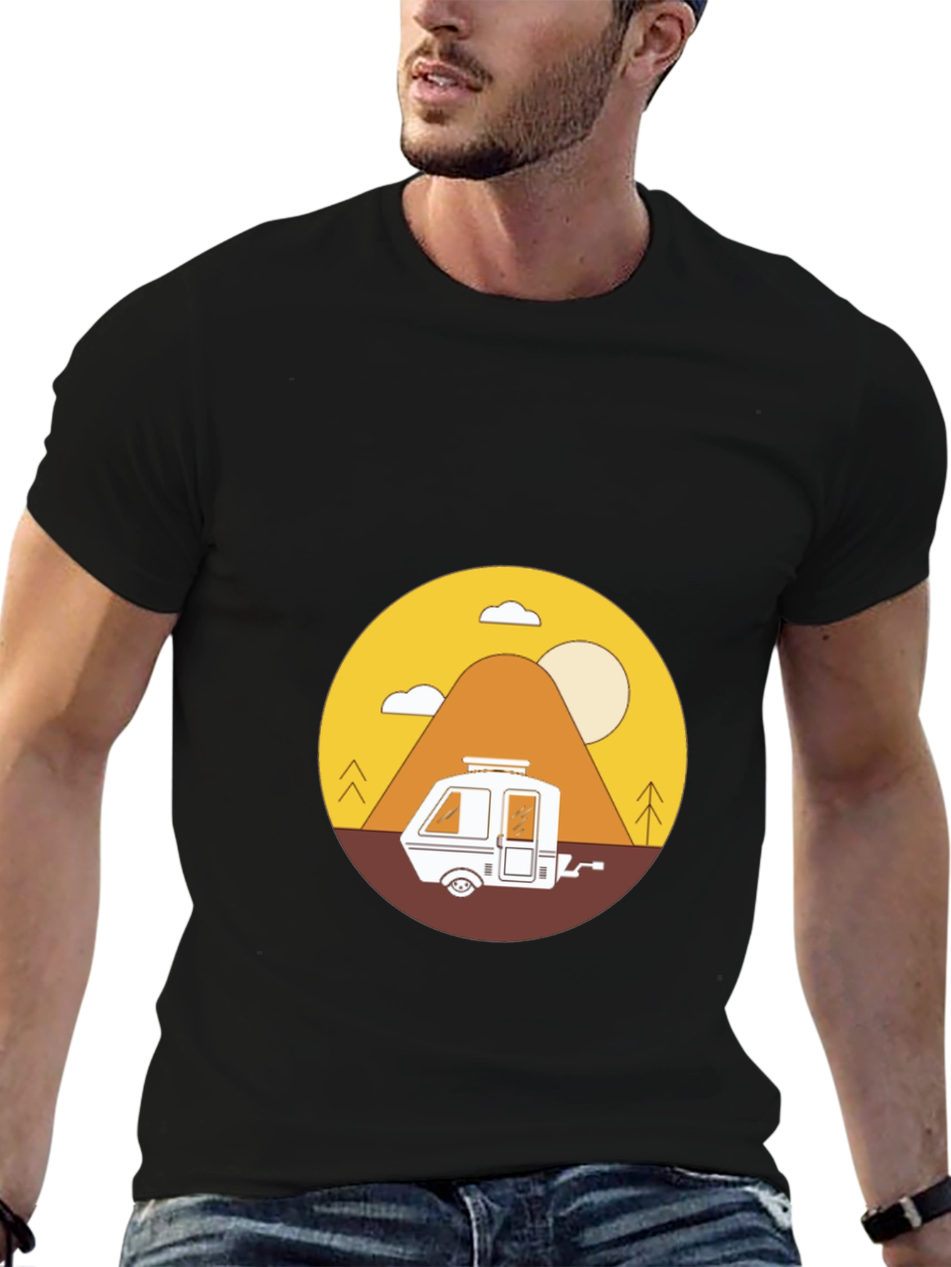 Camping Adventure T-Shirt - Retro Graphic Tee