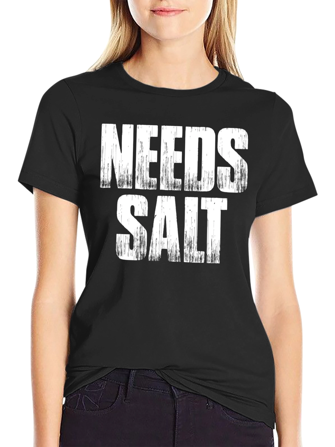 Needs Salt Graphic Tee - Funny Foodie T-Shirt
