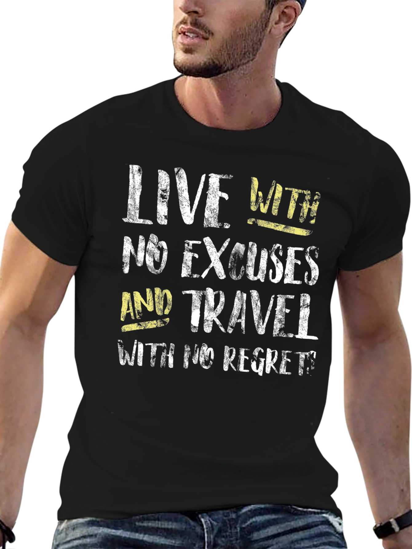 Live With No Excuses Travel T-Shirt