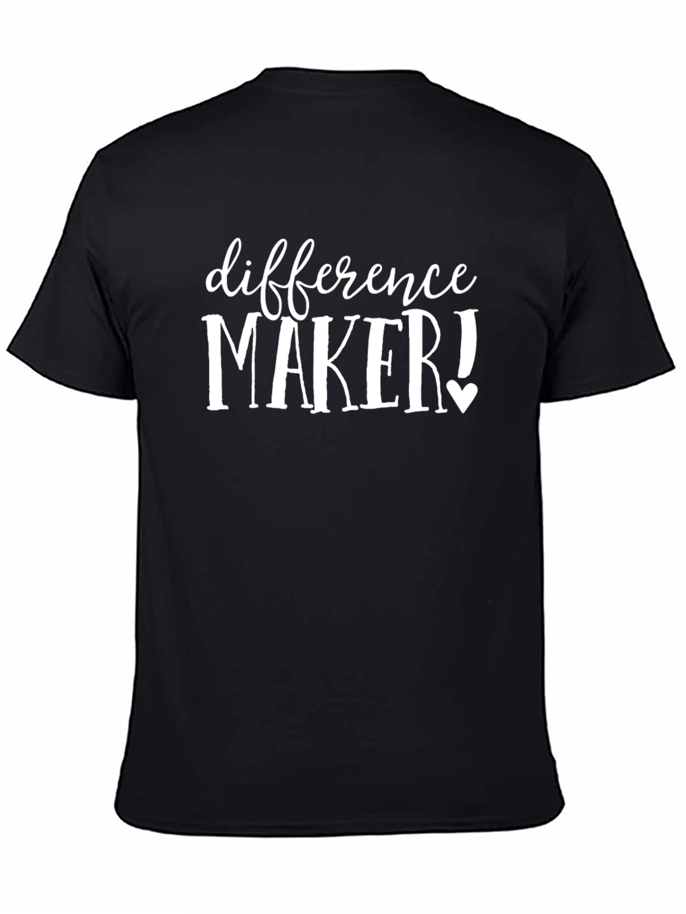 Difference Maker T-Shirt - Black Graphic Tee