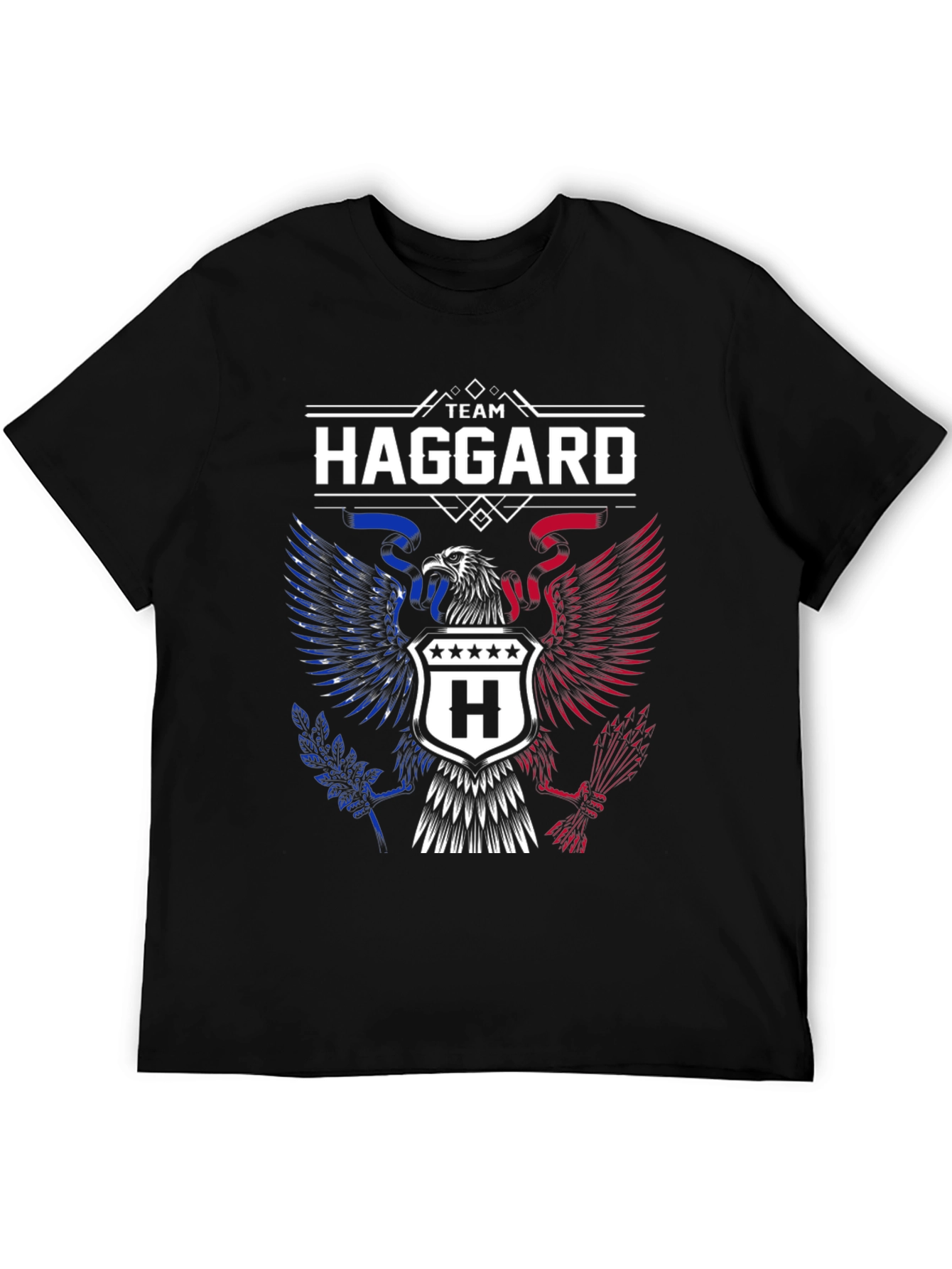 Team Haggard Patriotic Eagle Graphic T-Shirt