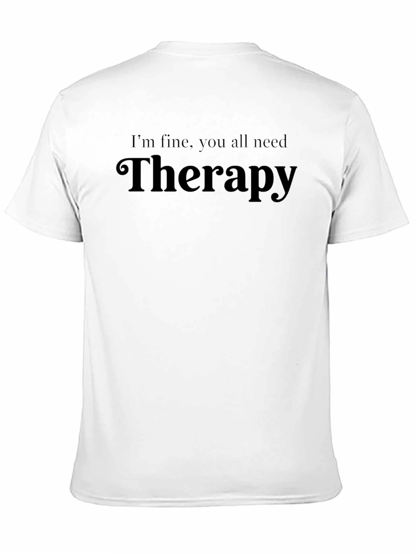 Therapy Graphic Tee - Unisex Cotton Comfort T-Shirt