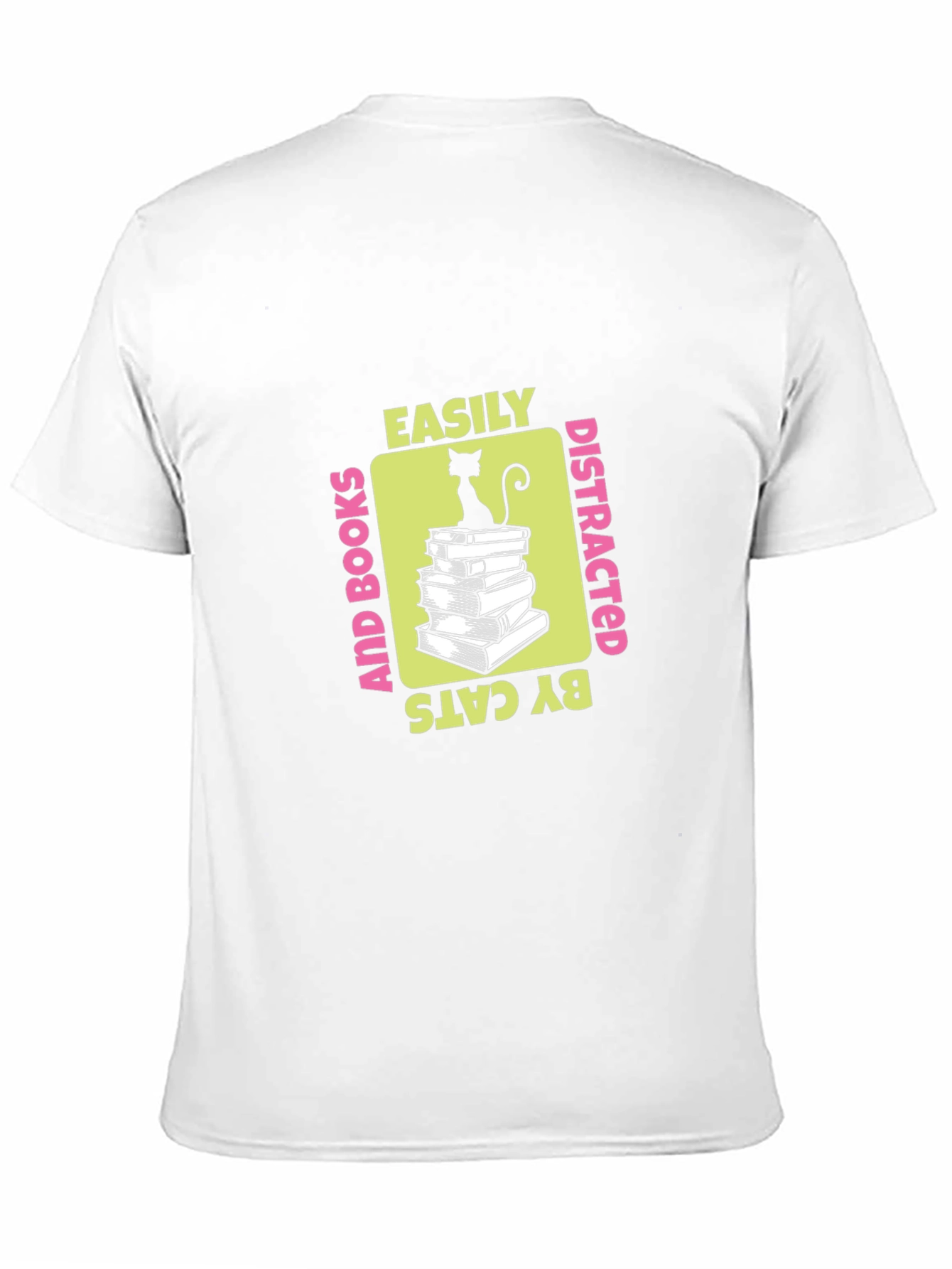 Easily Distracted By Cats And Books T-Shirt