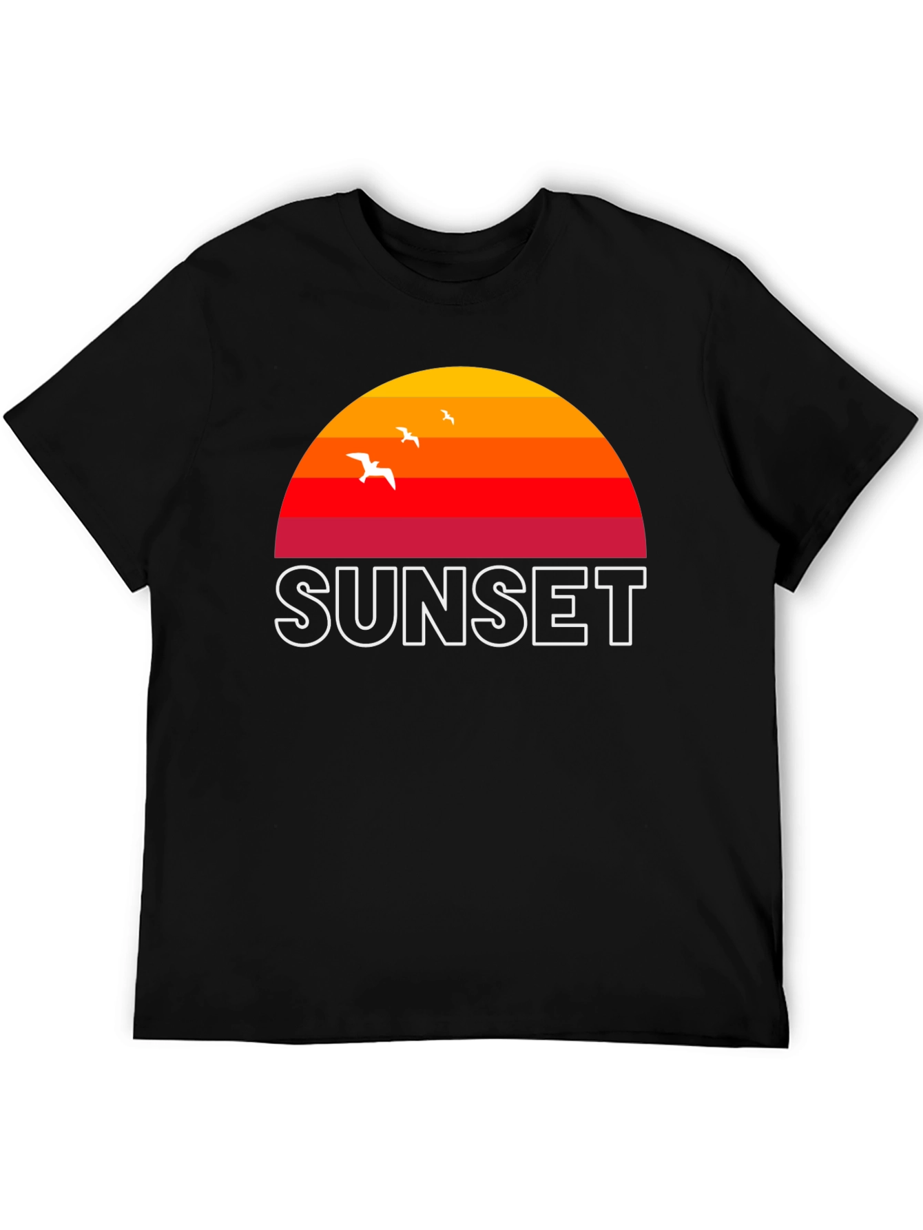 Sunset Graphic T-Shirt - Retro Style Tee