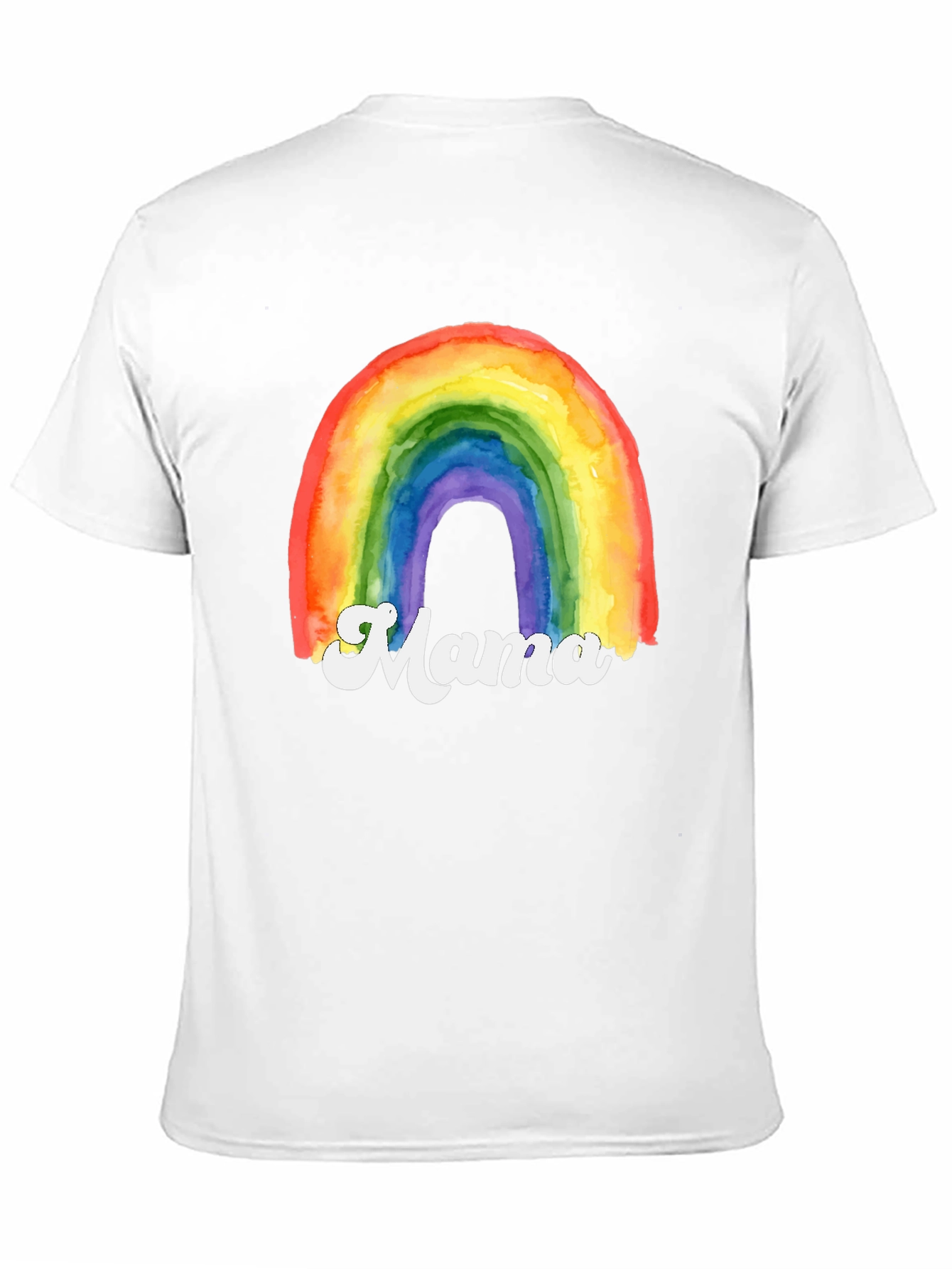 Rainbow Mama Graphic T-Shirt - Cute Mothers Day Gift