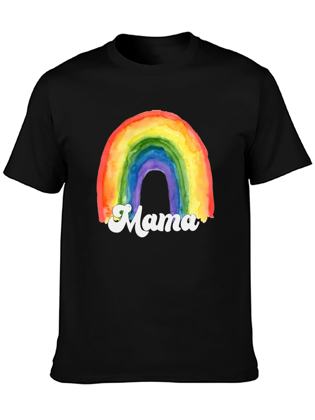 Rainbow Mama Graphic T-Shirt - Cute Mothers Day Gift
