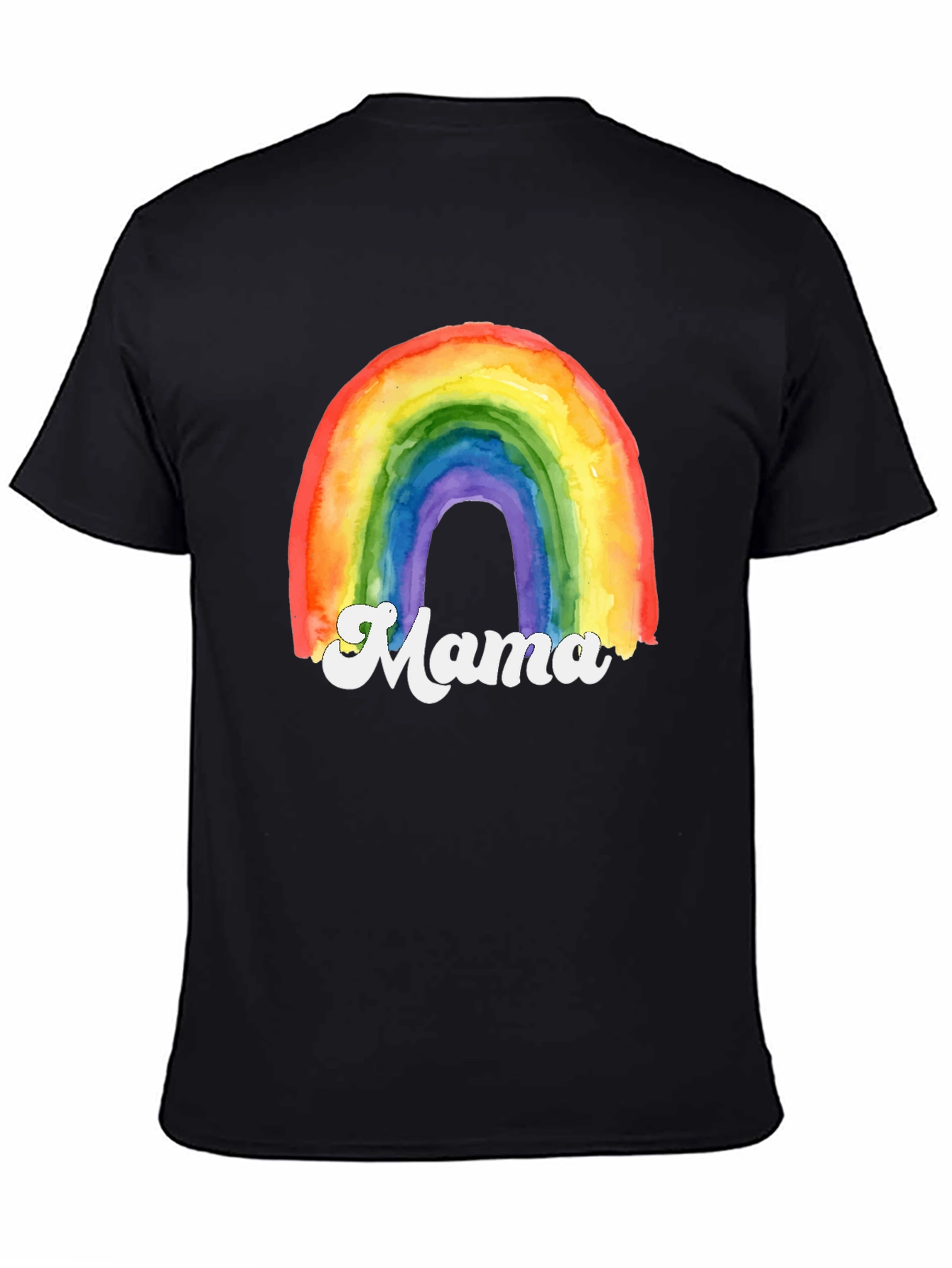 Rainbow Mama Graphic T-Shirt - Cute Mothers Day Gift