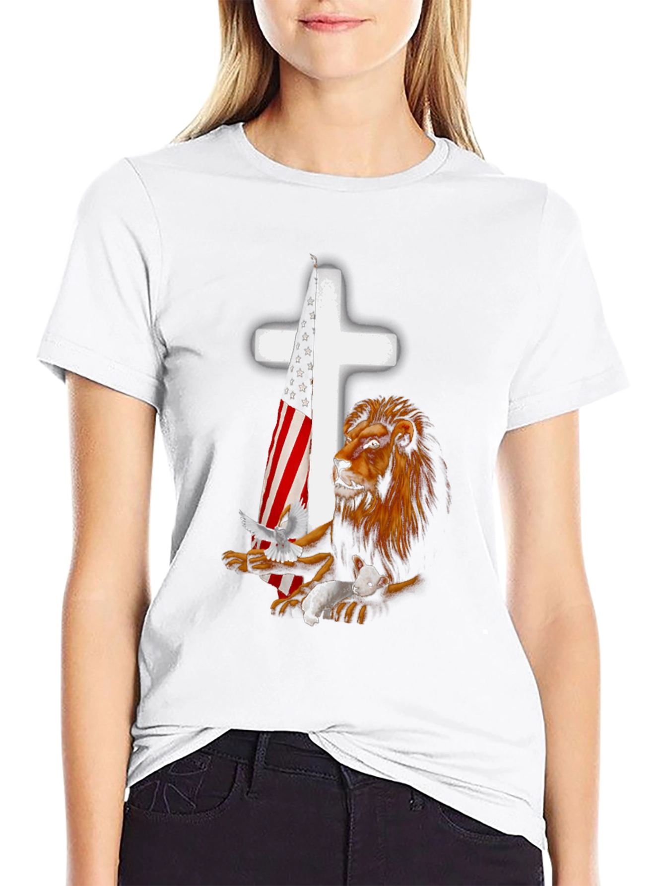 Lion and Lamb Christian T-Shirt