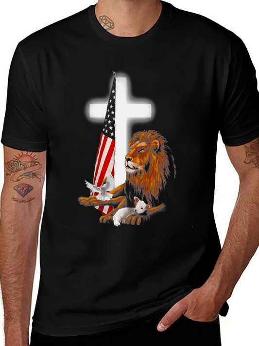 Lion and Lamb Christian T-Shirt