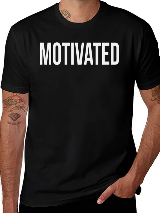 Motivated Black Crewneck T-Shirt