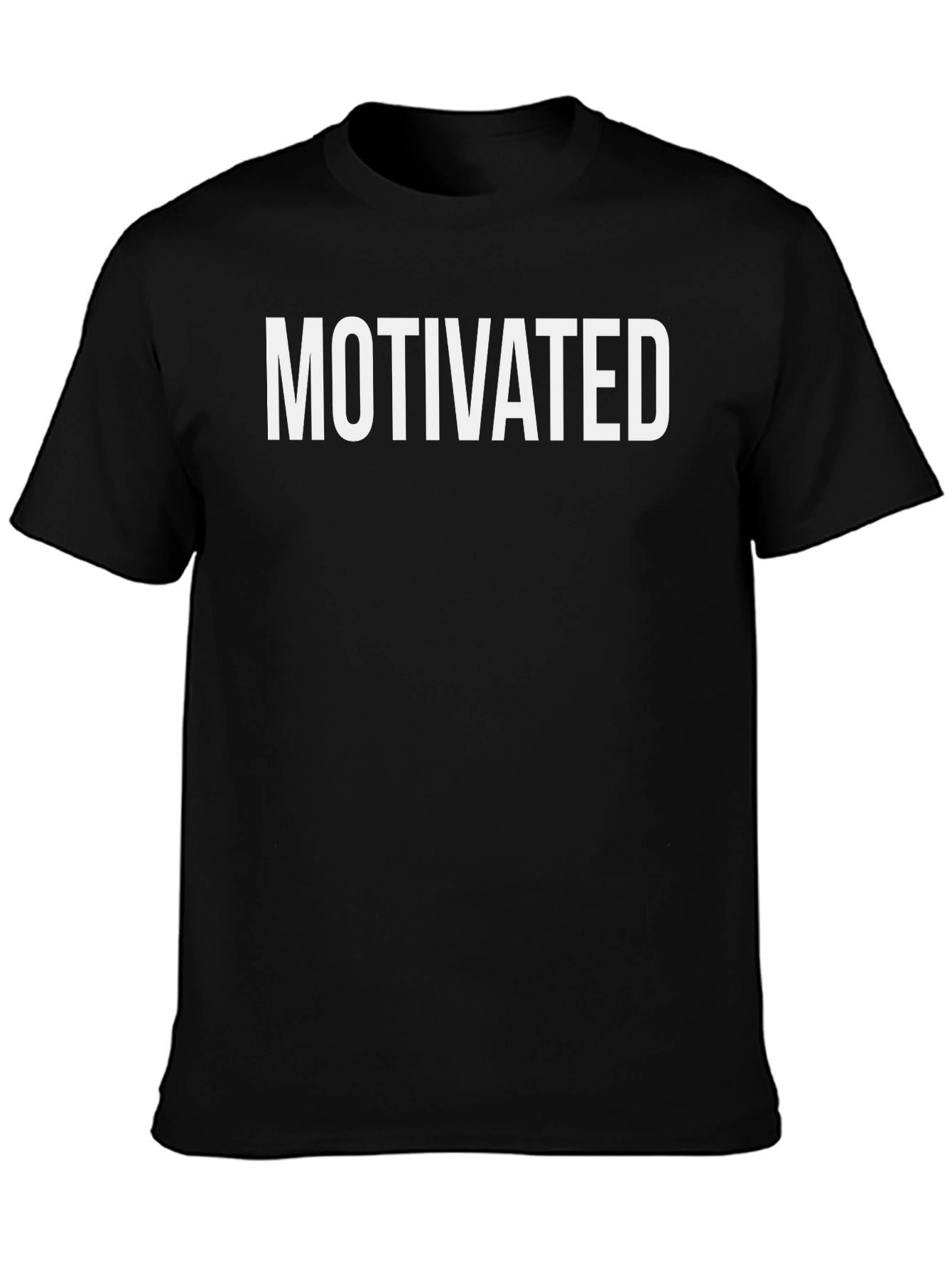 Motivated Black Crewneck T-Shirt