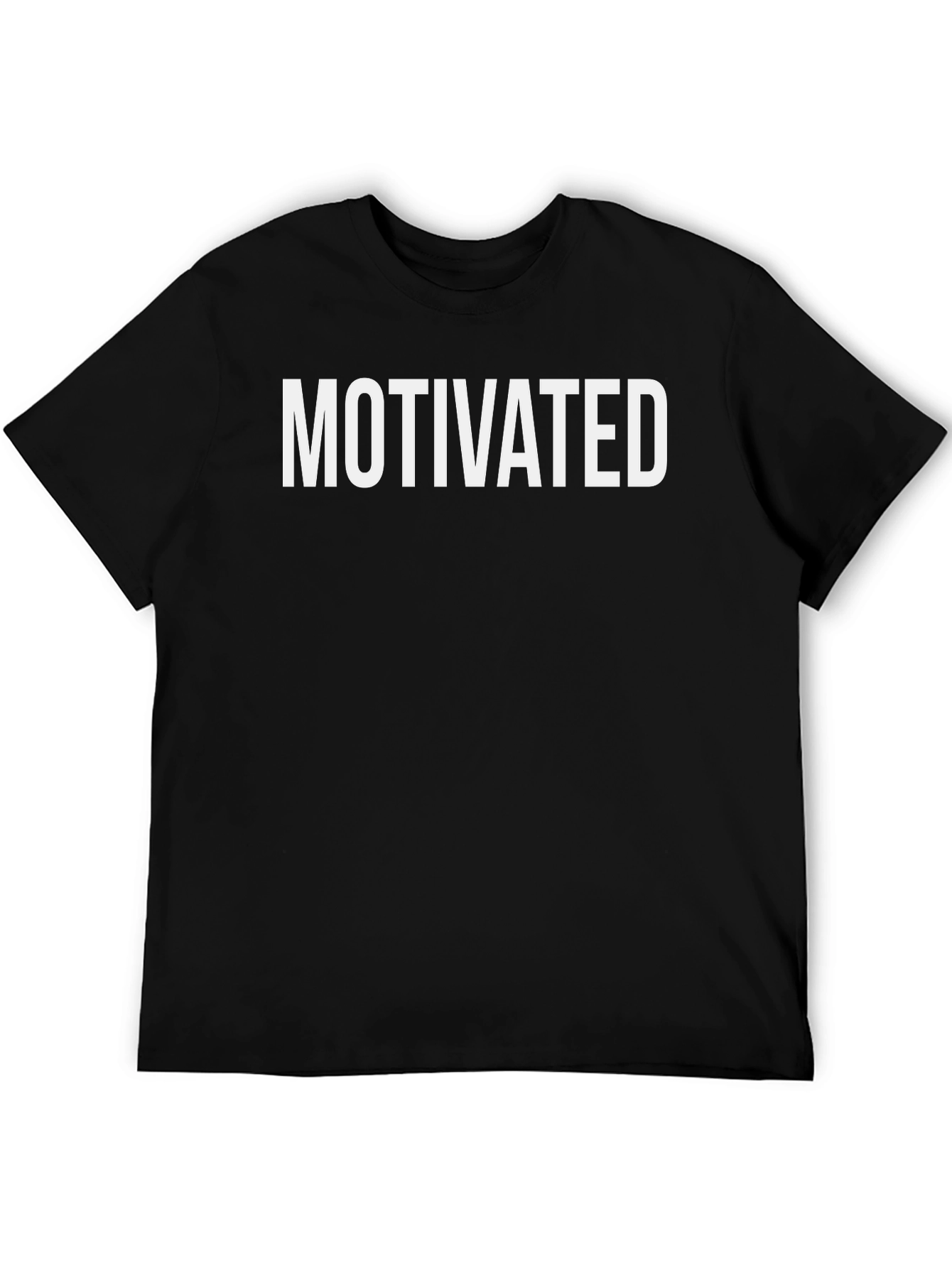 Motivated Black Crewneck T-Shirt