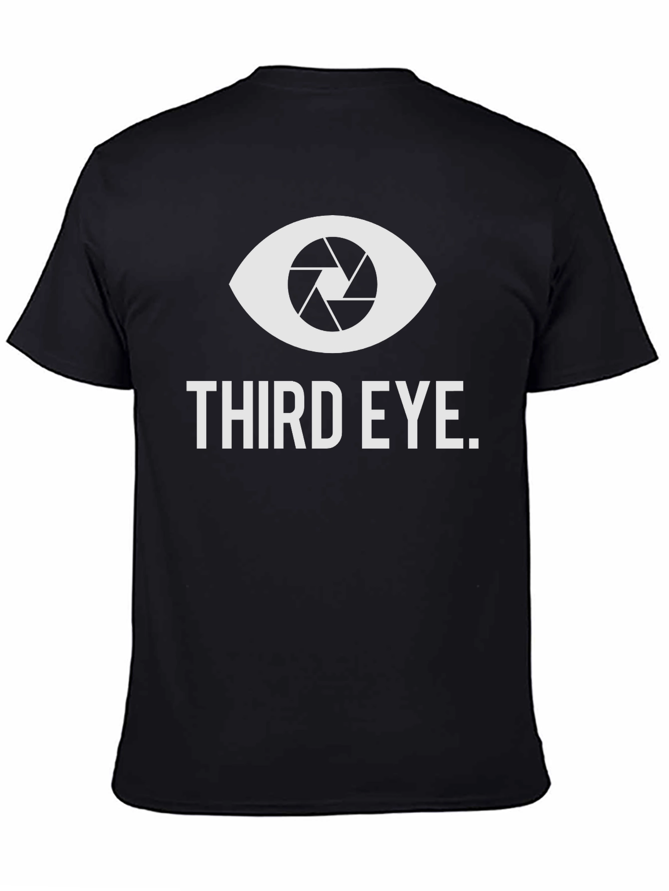 Third Eye Camera Lens Graphic Tee - Black