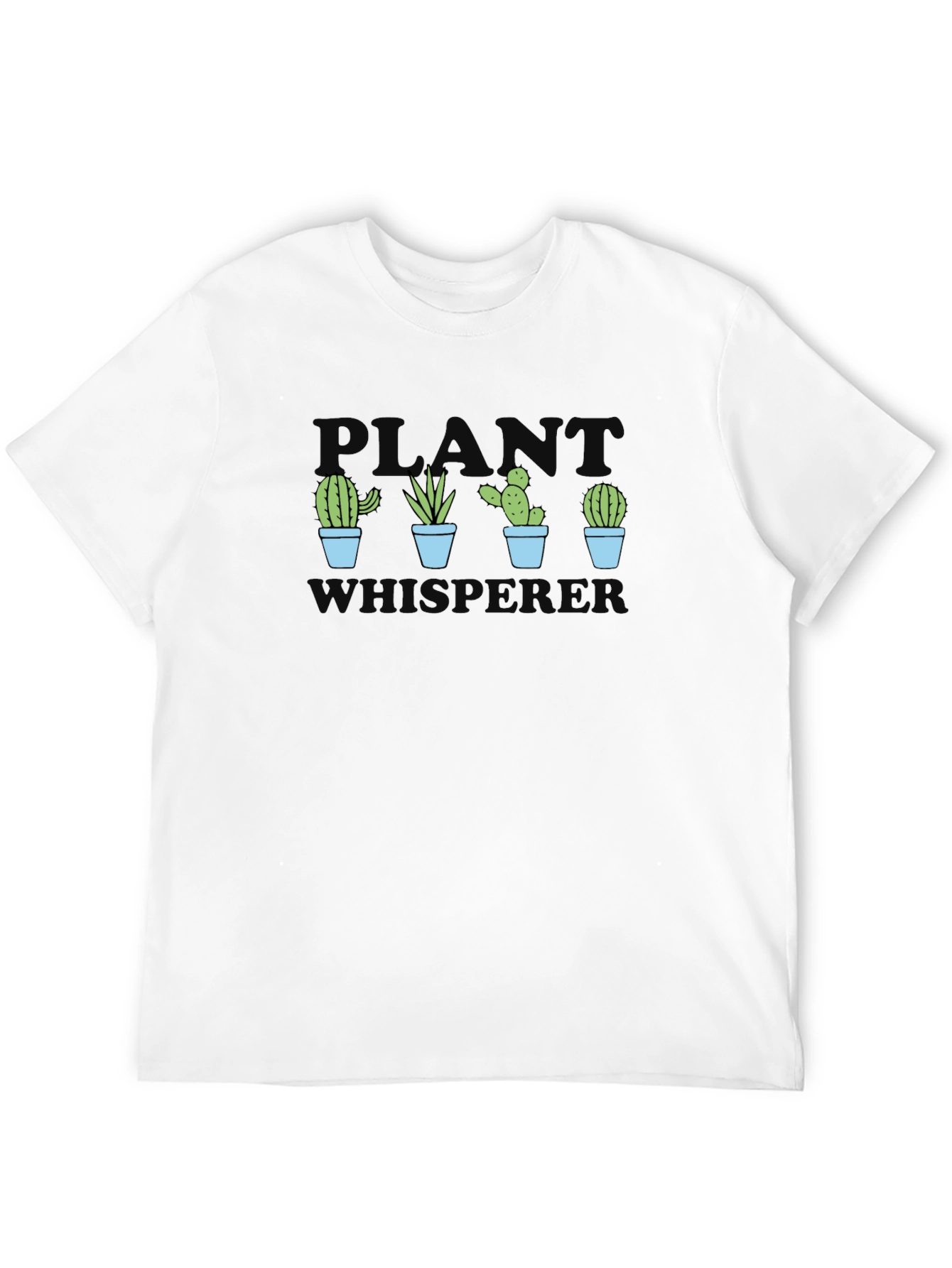 Plant Whisperer T-Shirt - Cactus Design