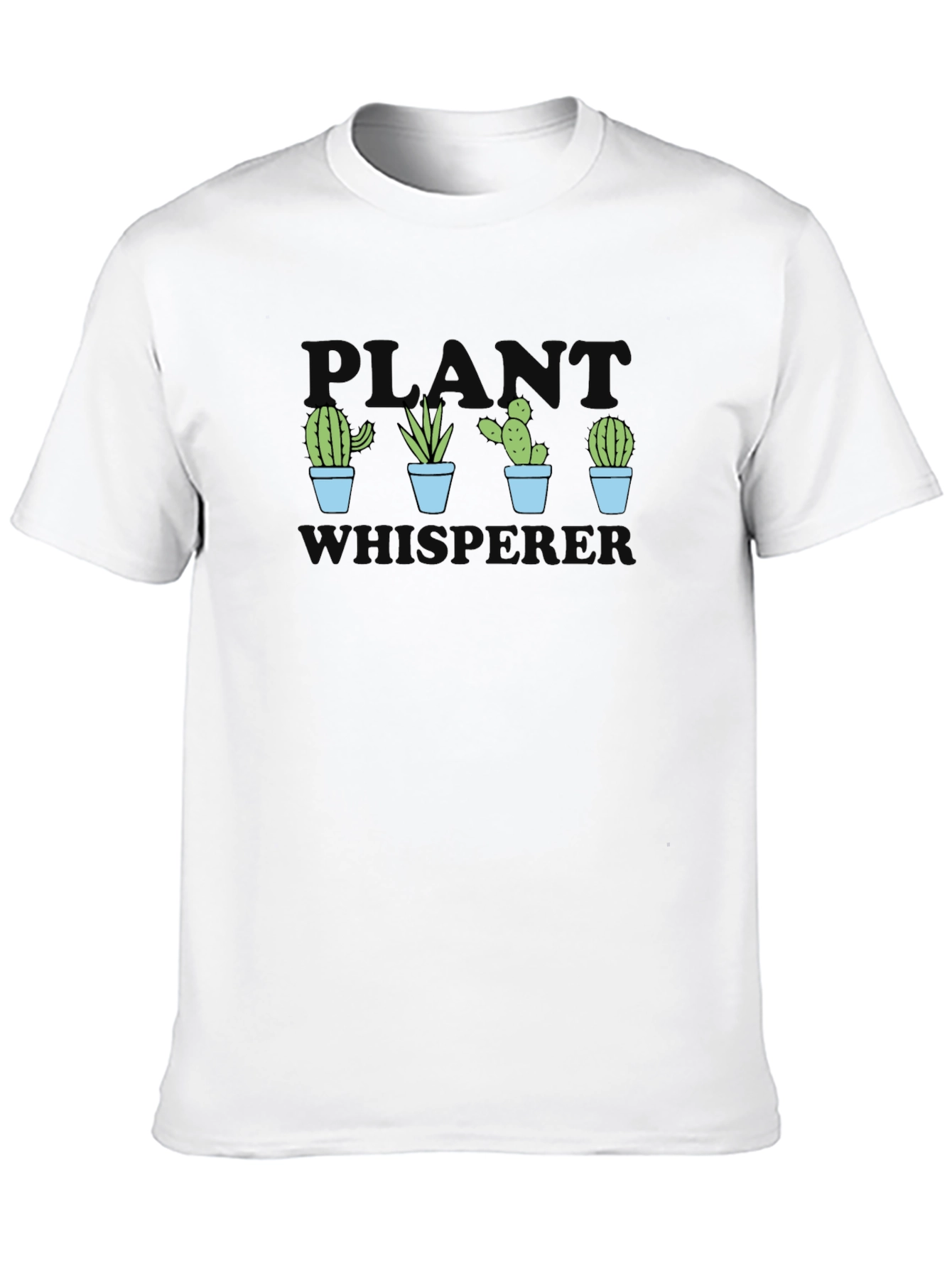 Plant Whisperer T-Shirt - Cactus Design