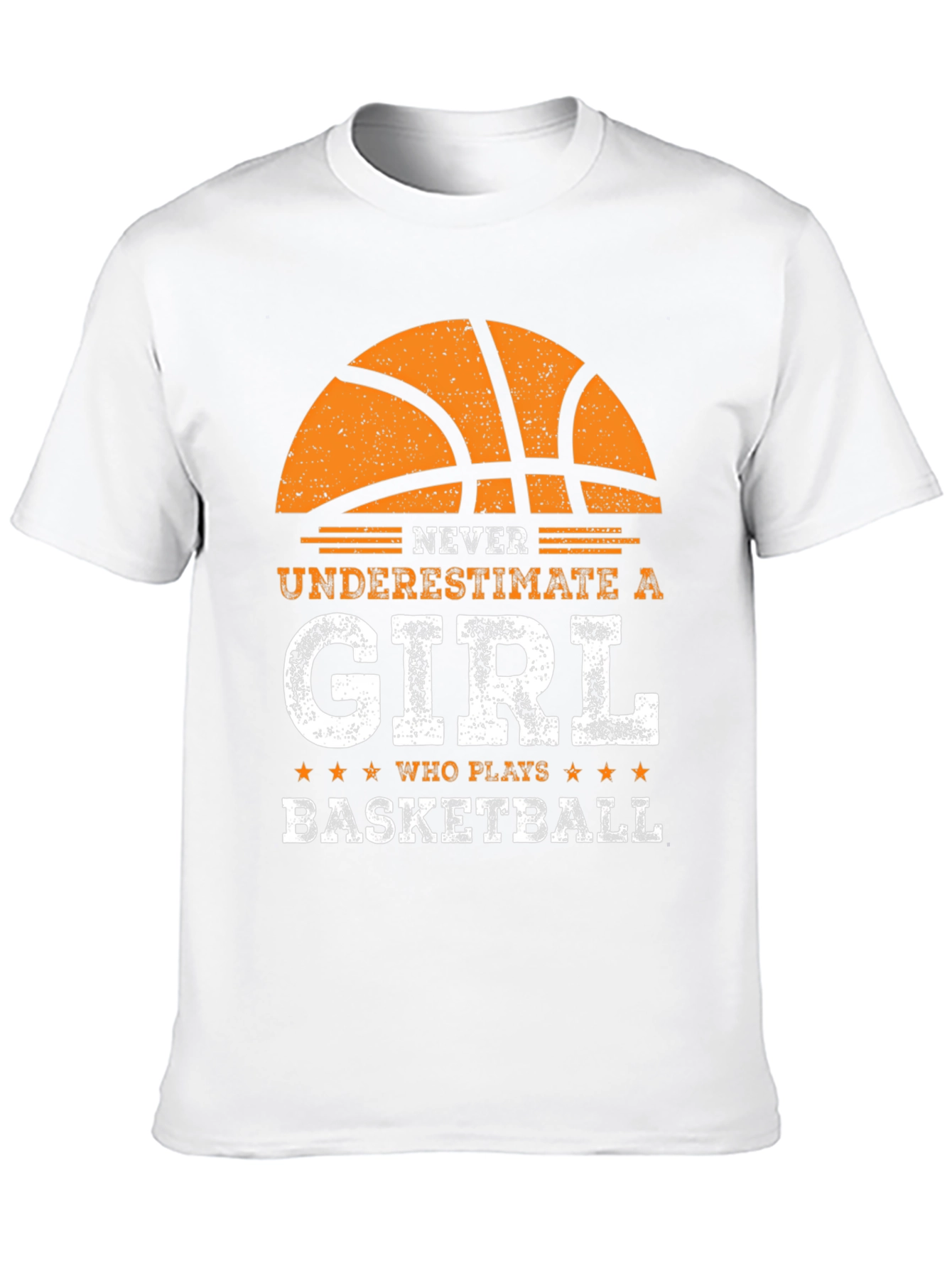 Never Underestimate a Girl Basketball T-Shirt