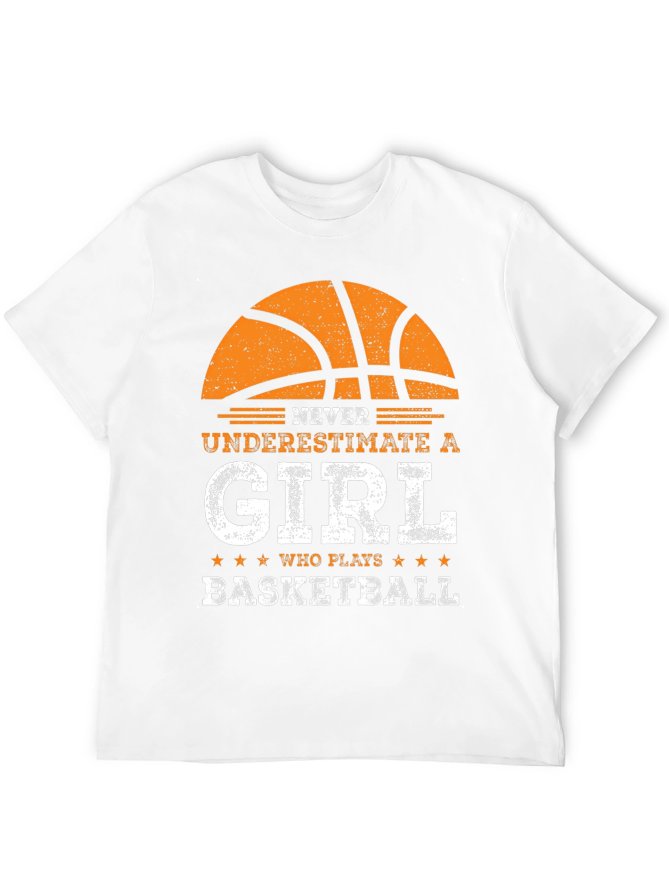 Never Underestimate a Girl Basketball T-Shirt
