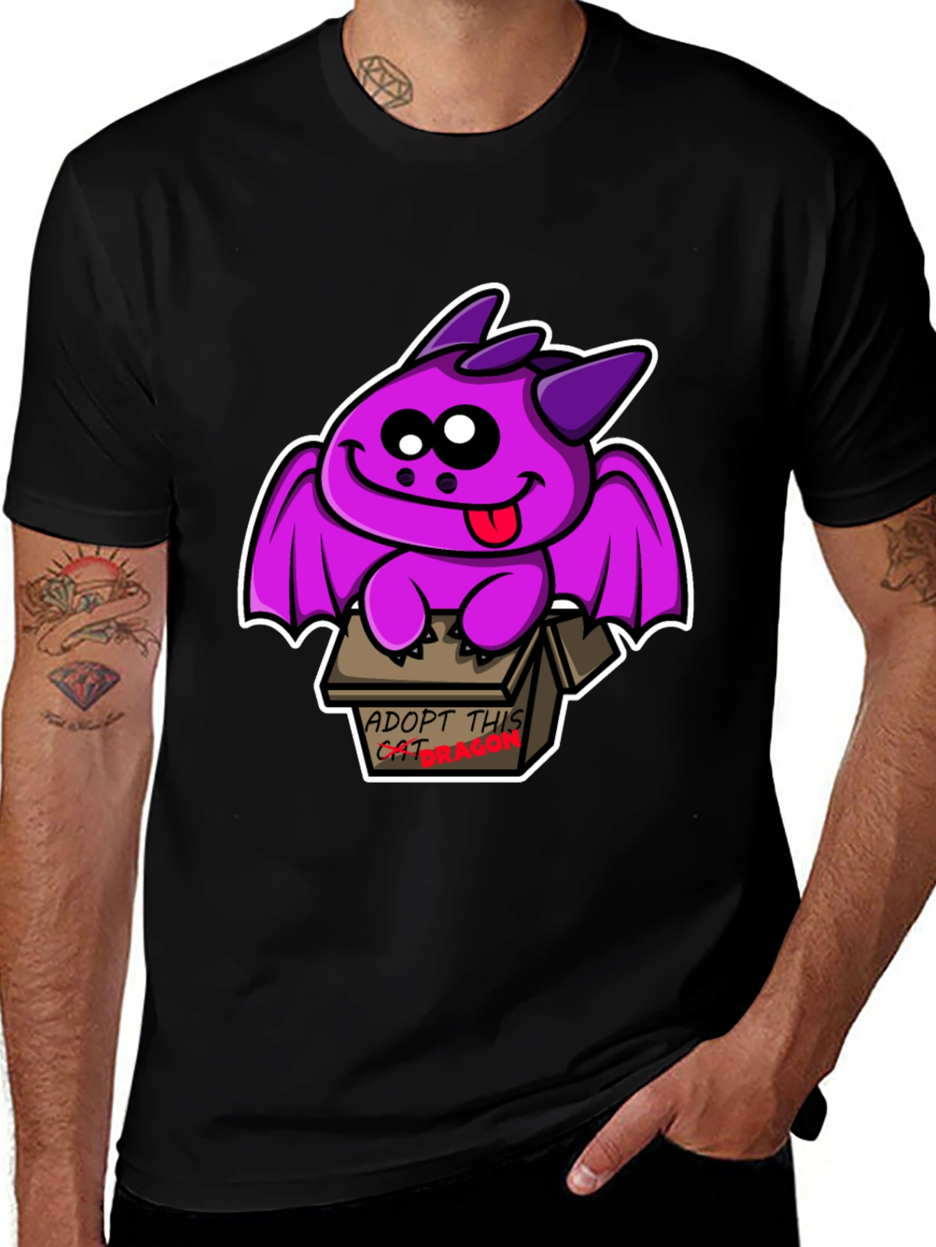 Adopt This Dragon Funny Graphic T-Shirt