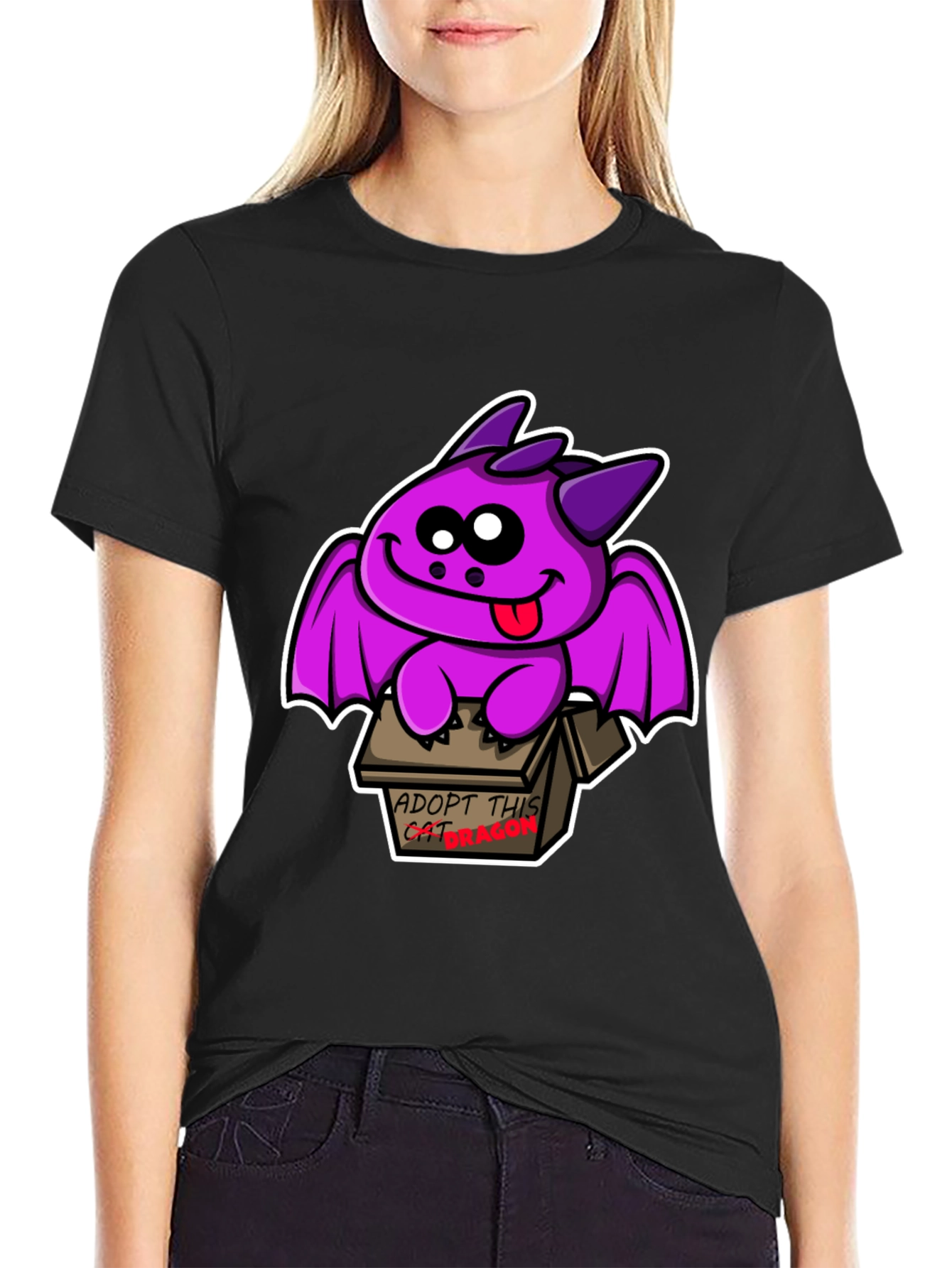 Adopt This Dragon Funny Graphic T-Shirt