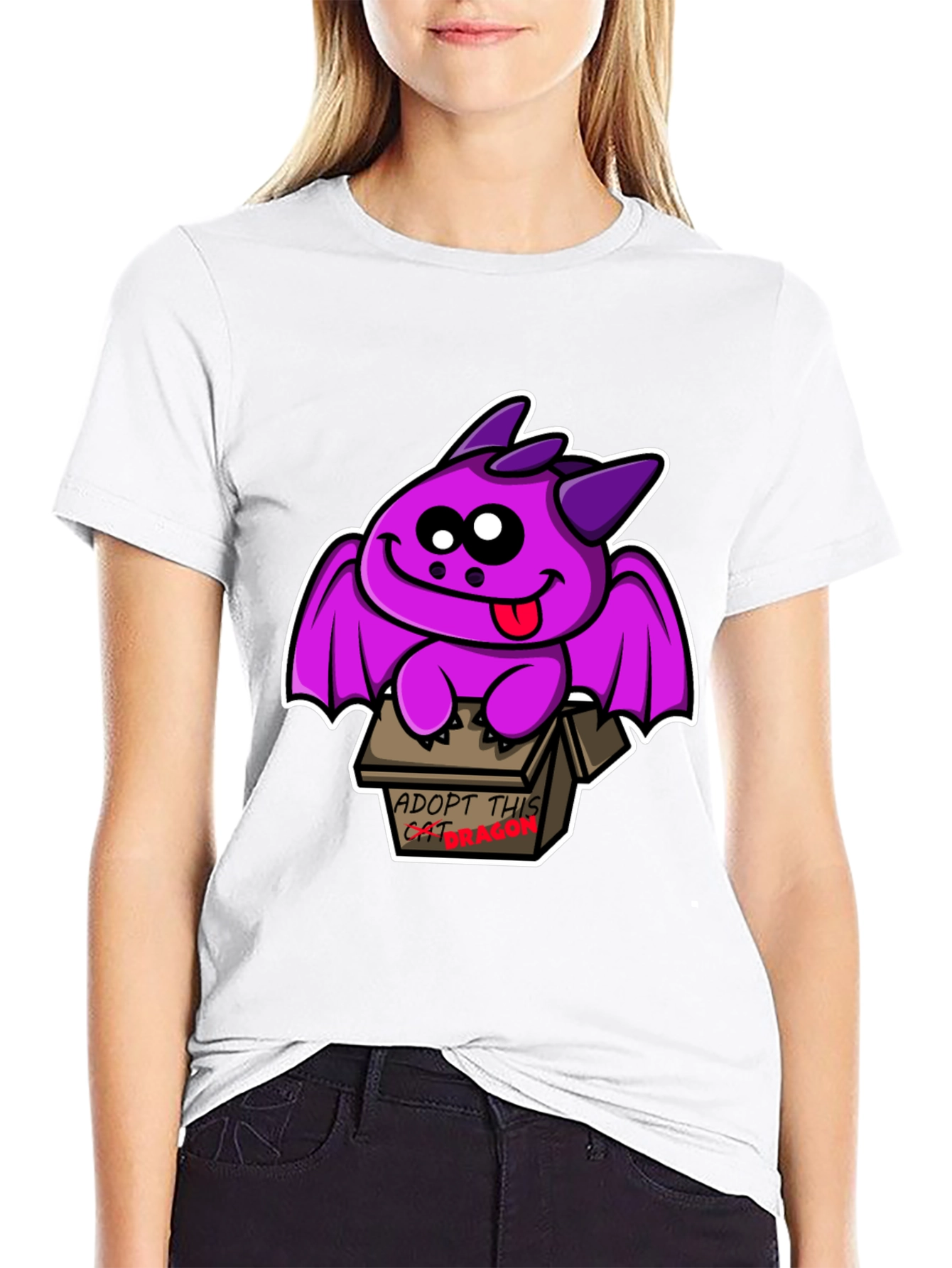 Adopt This Dragon Funny Graphic T-Shirt