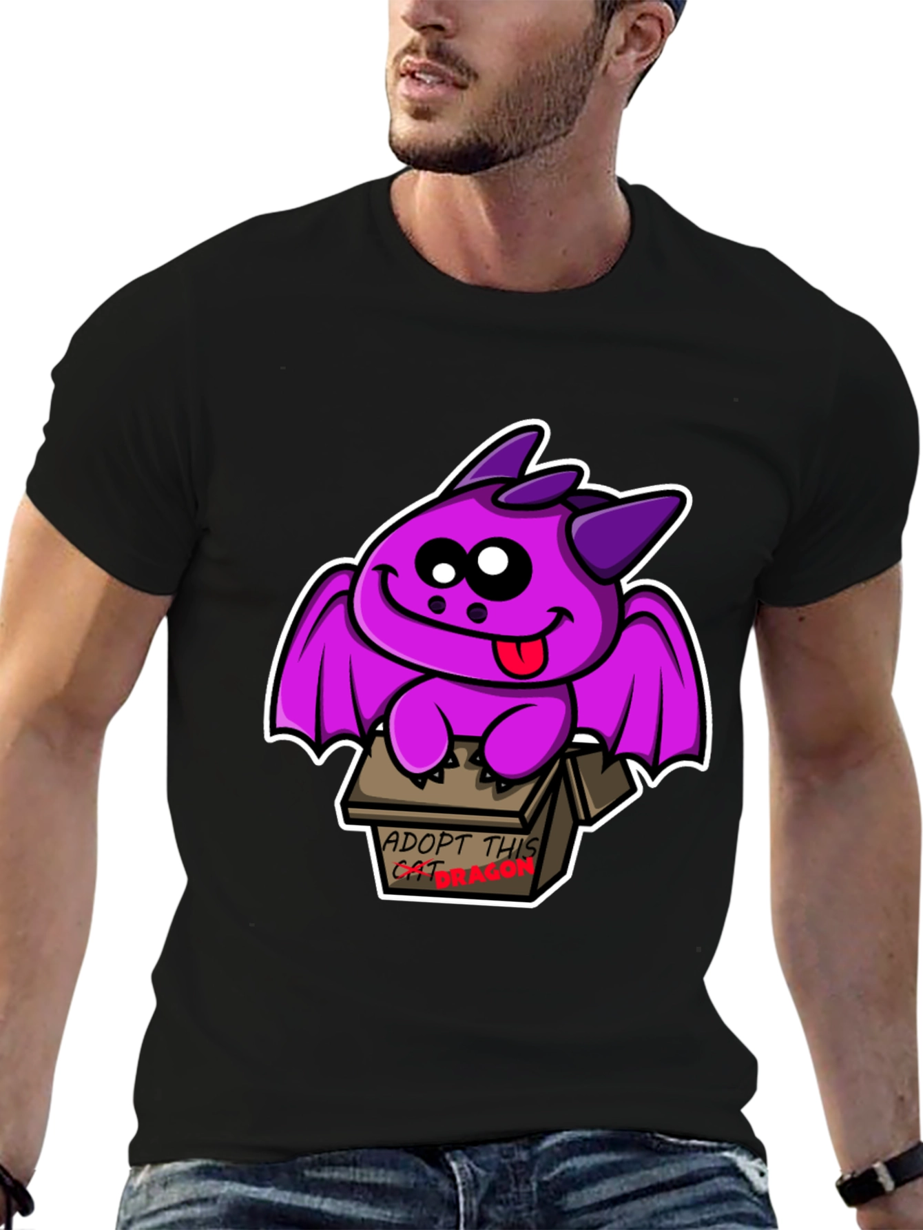 Adopt This Dragon Funny Graphic T-Shirt
