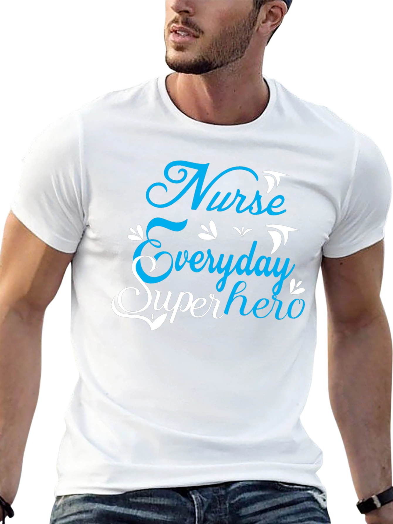 Nurse Everyday Superhero Graphic Tee