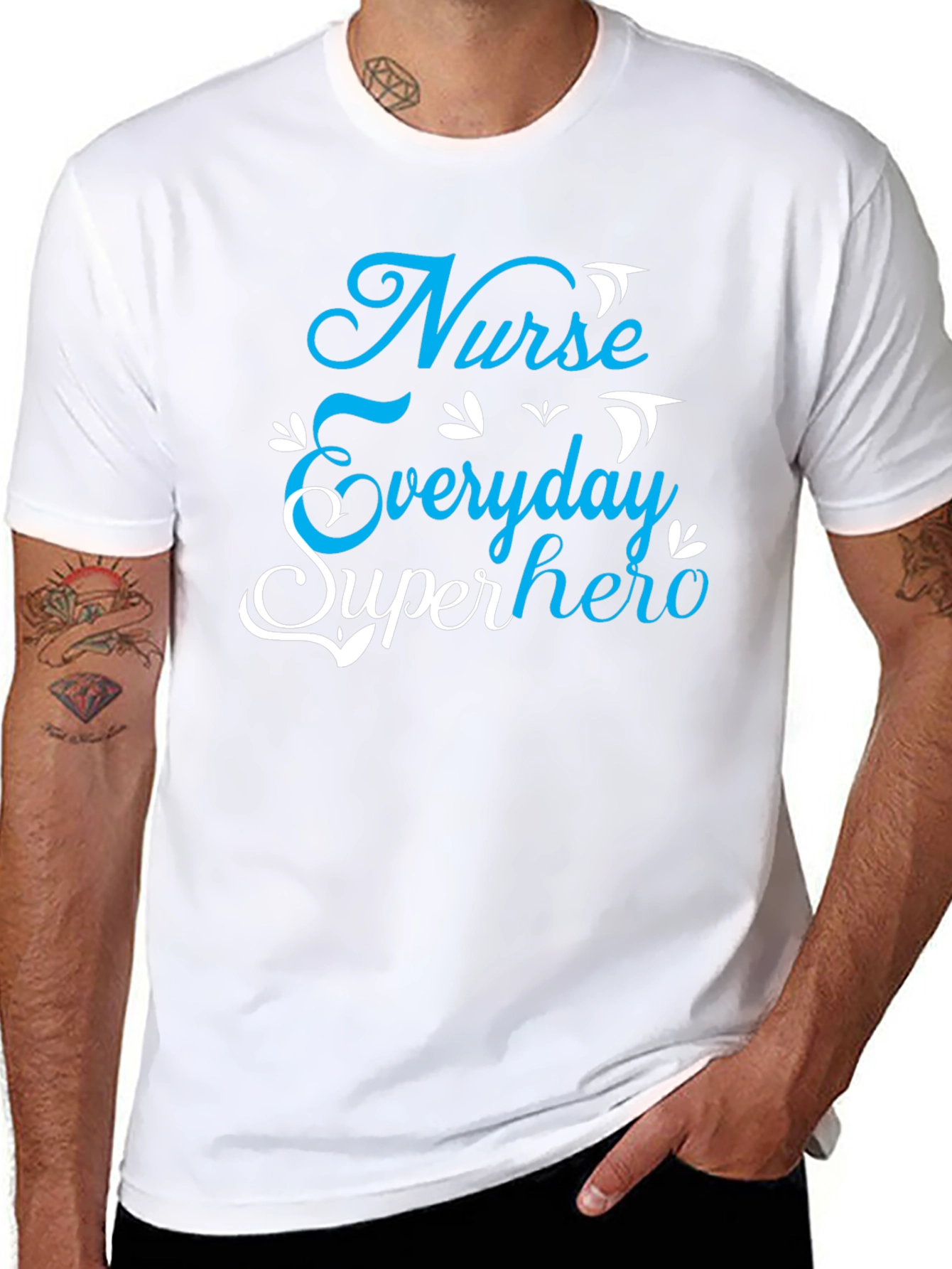 Nurse Everyday Superhero Graphic Tee