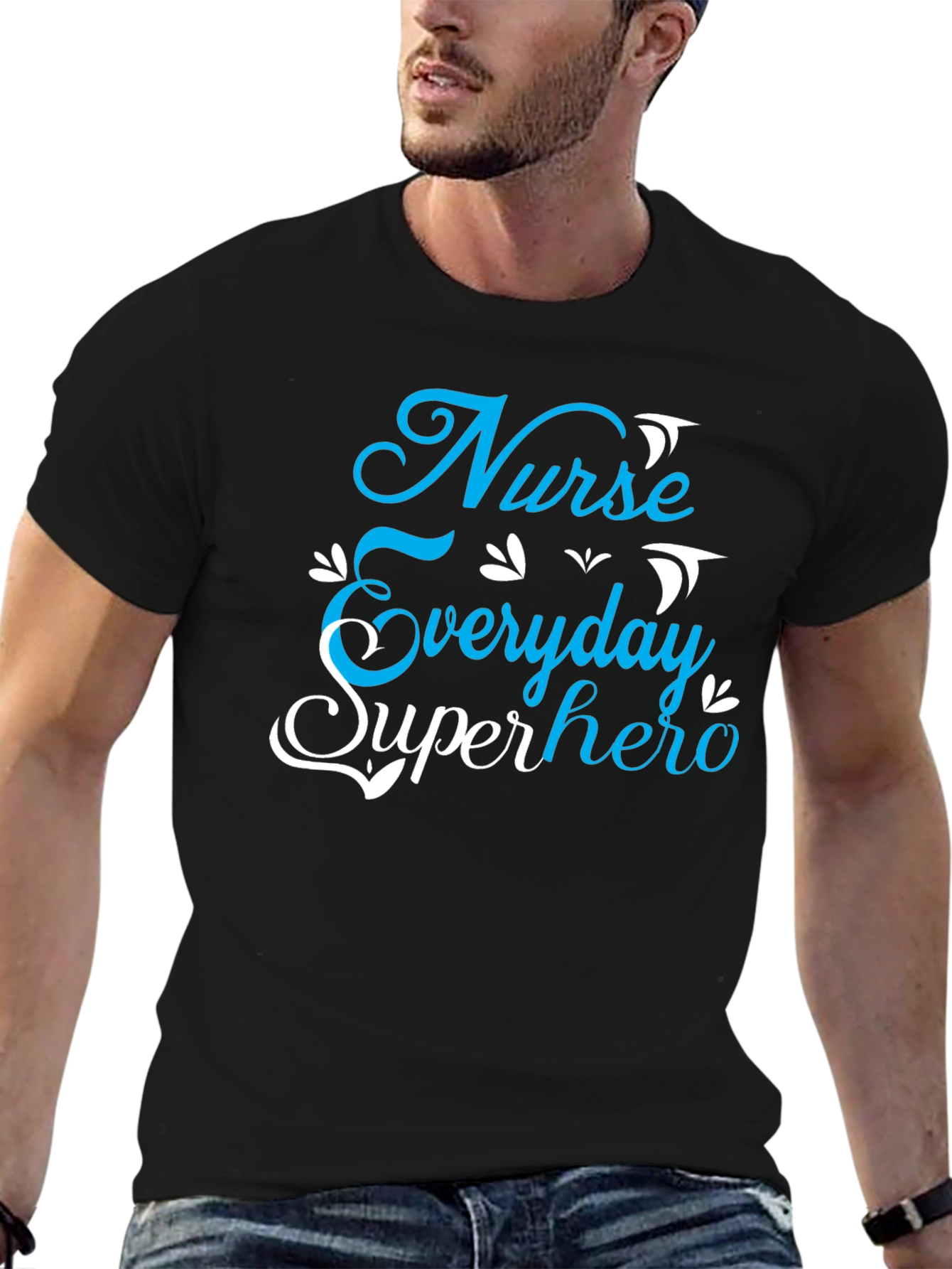 Nurse Everyday Superhero Graphic Tee