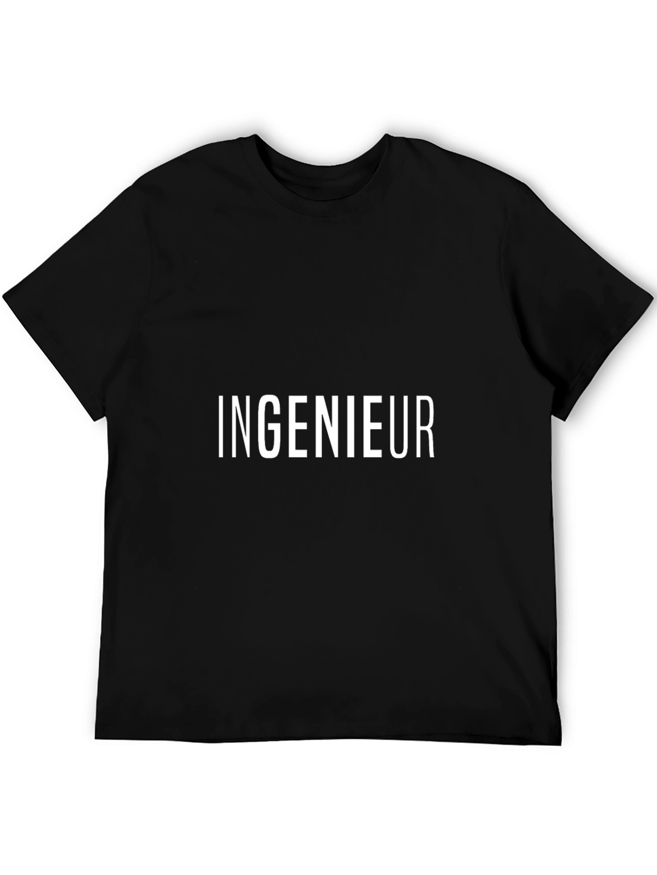 Ingenieur Black T-Shirt - Perfect Gift for Engineers