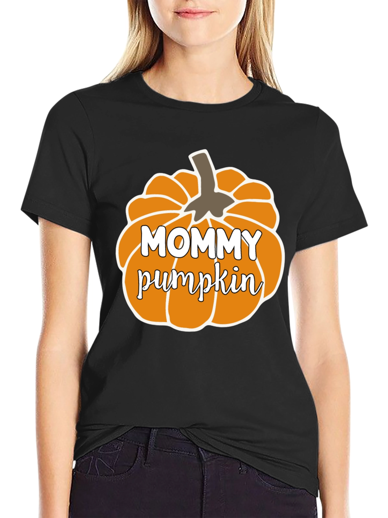 Mommy Pumpkin T-Shirt - Fall Family Apparel