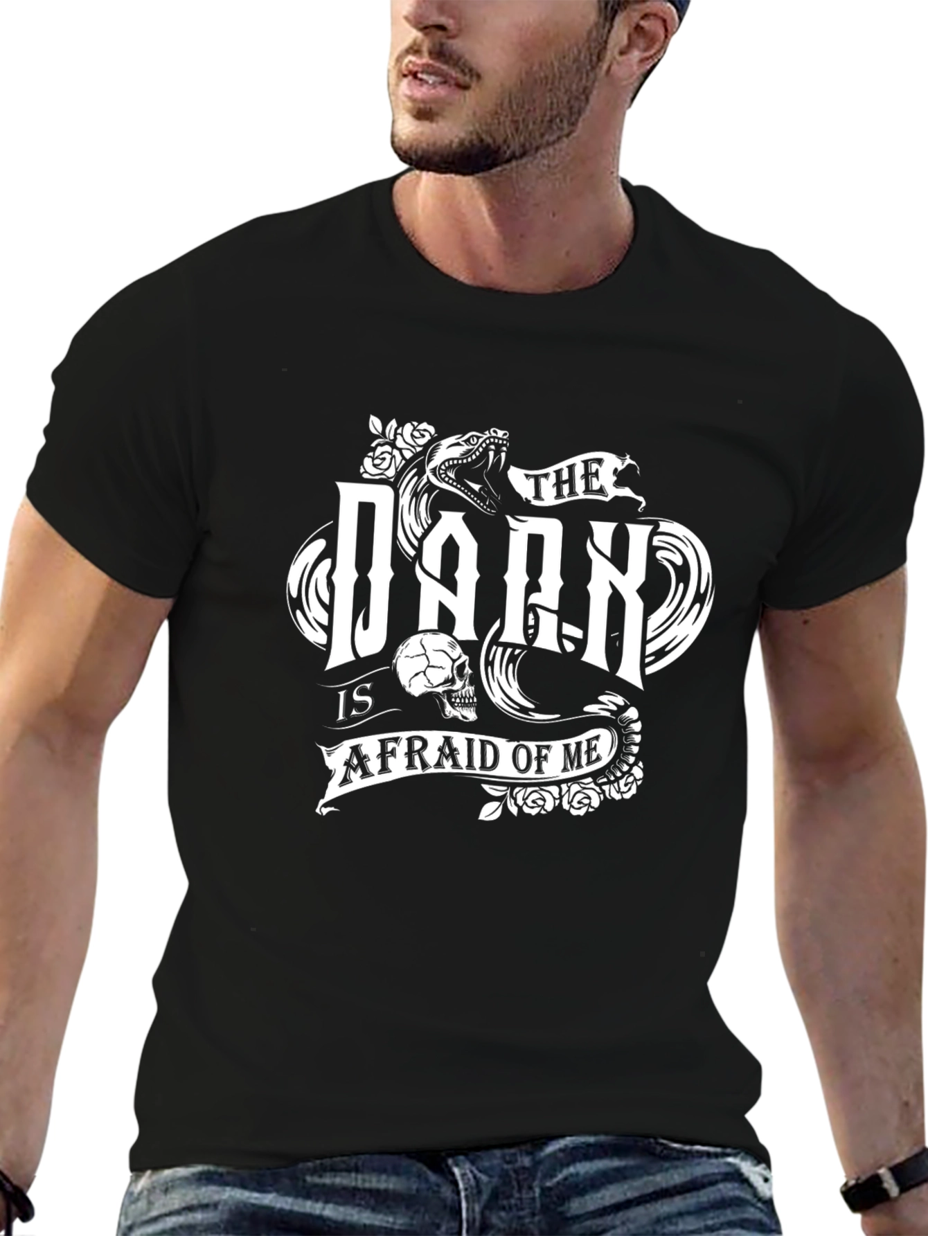 The Dark Is Afraid of Me Graphic Tee