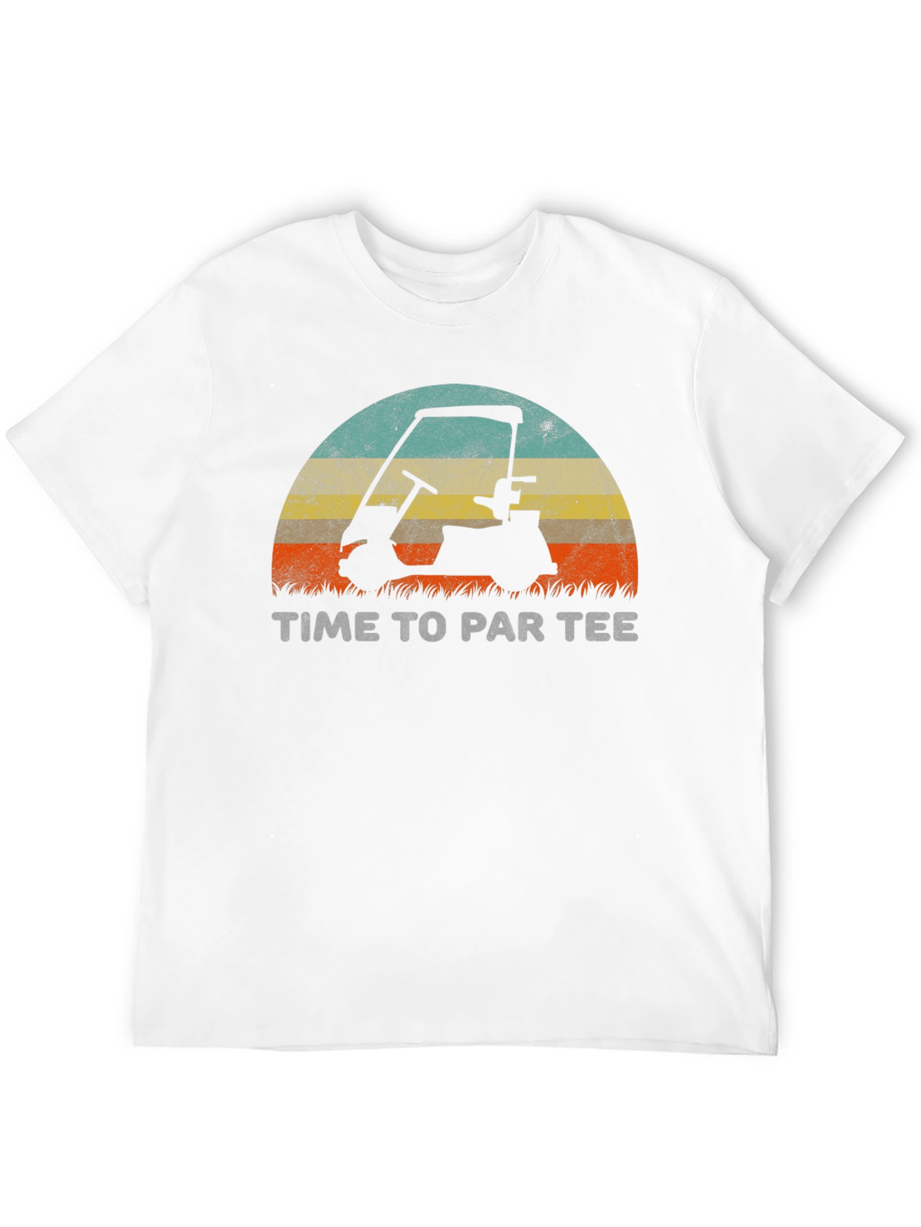 Time To Par Tee Golf Cart Graphic T-Shirt