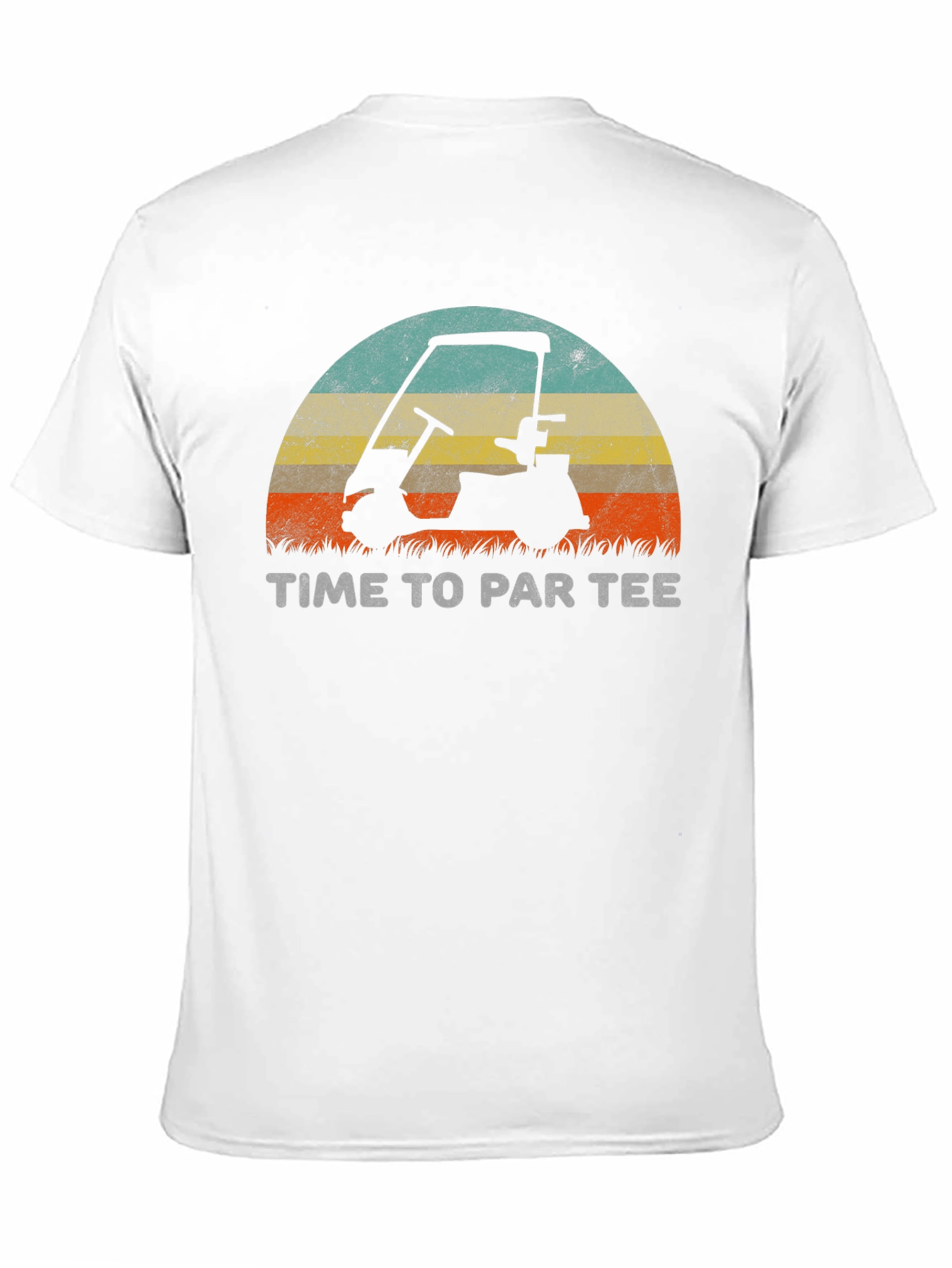 Time To Par Tee Golf Cart Graphic T-Shirt