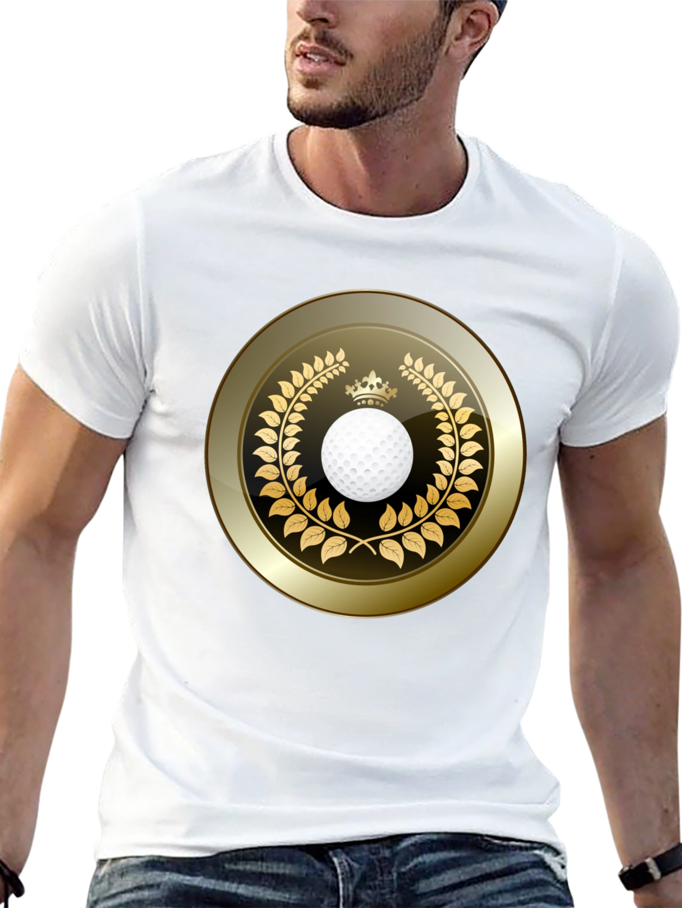 Golf Ball Crown Laurel T-Shirt