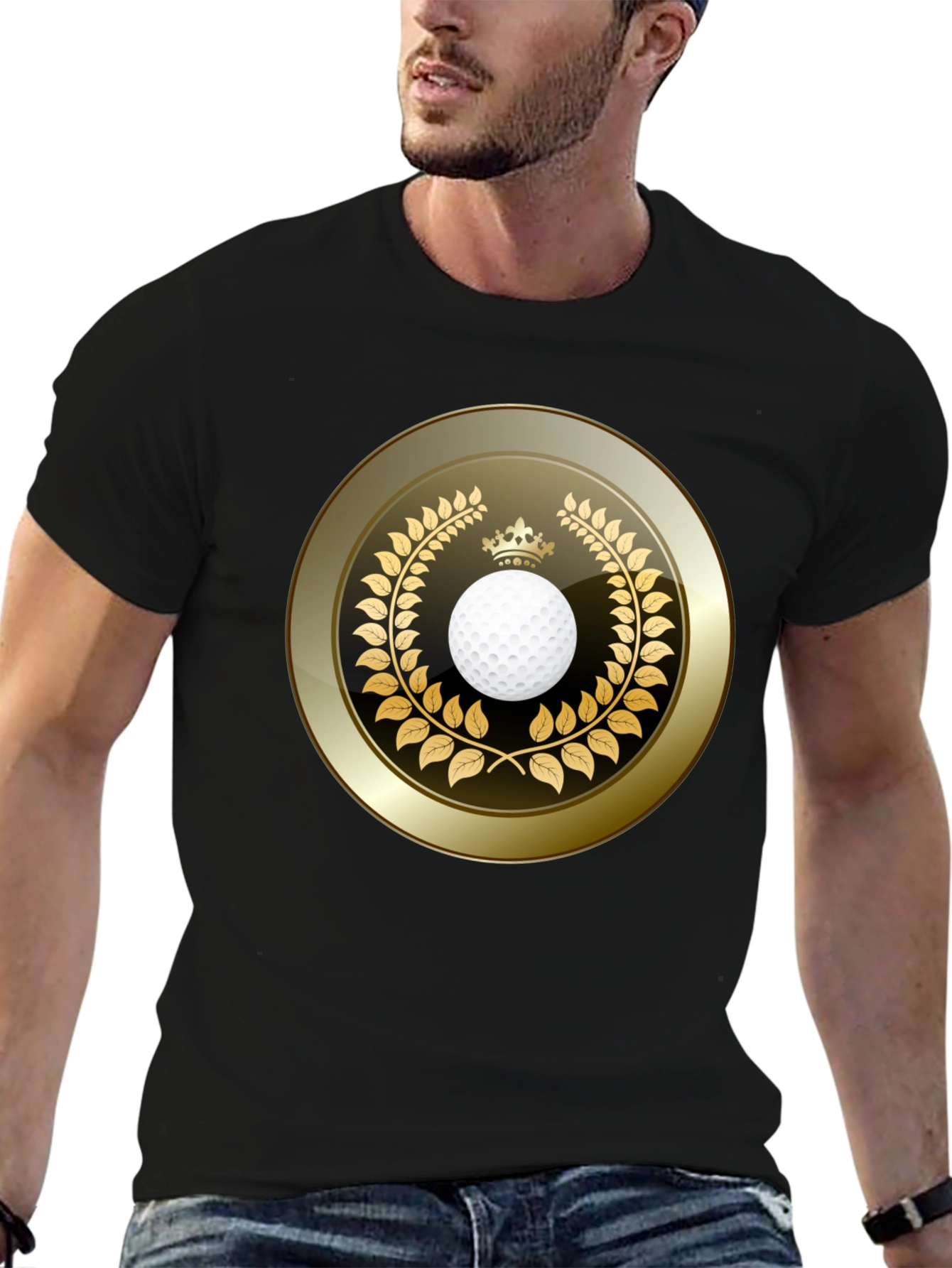 Golf Ball Crown Laurel T-Shirt
