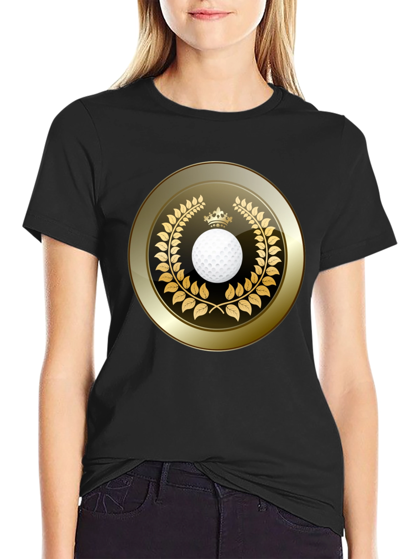 Golf Ball Crown Laurel T-Shirt