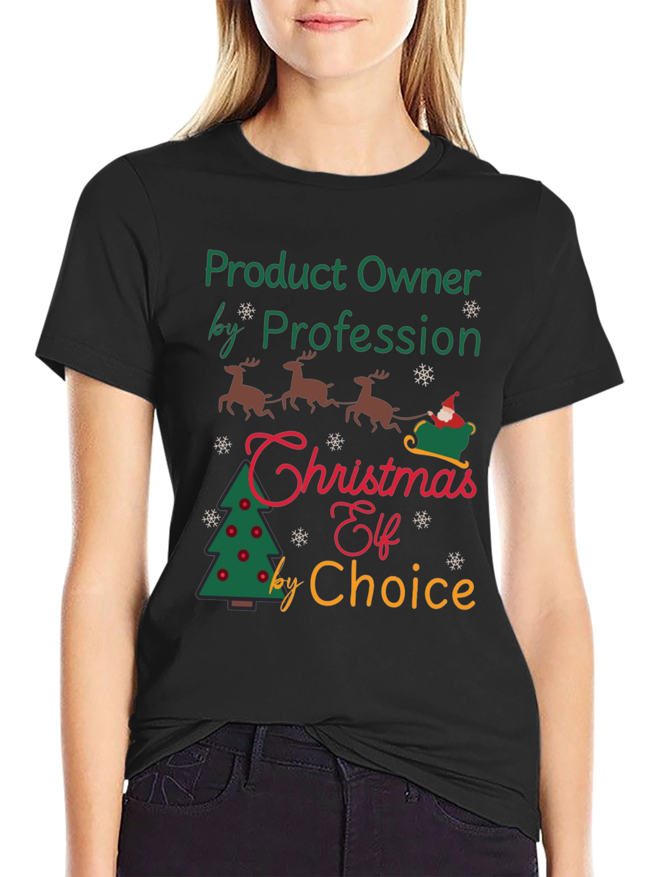 Product Owner Christmas Elf T-Shirt