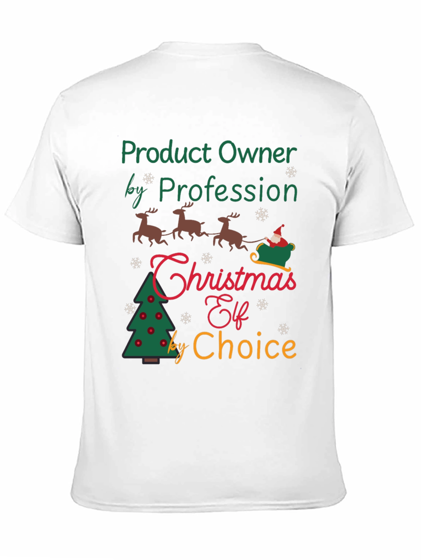 Product Owner Christmas Elf T-Shirt