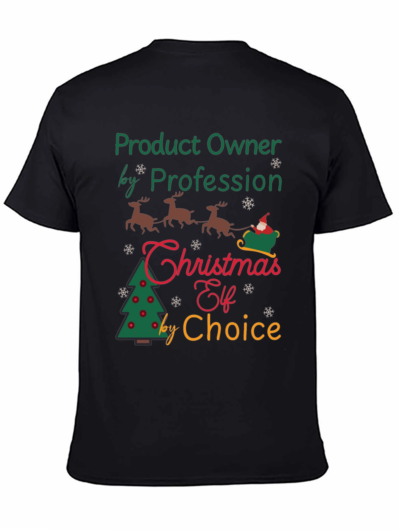 Product Owner Christmas Elf T-Shirt