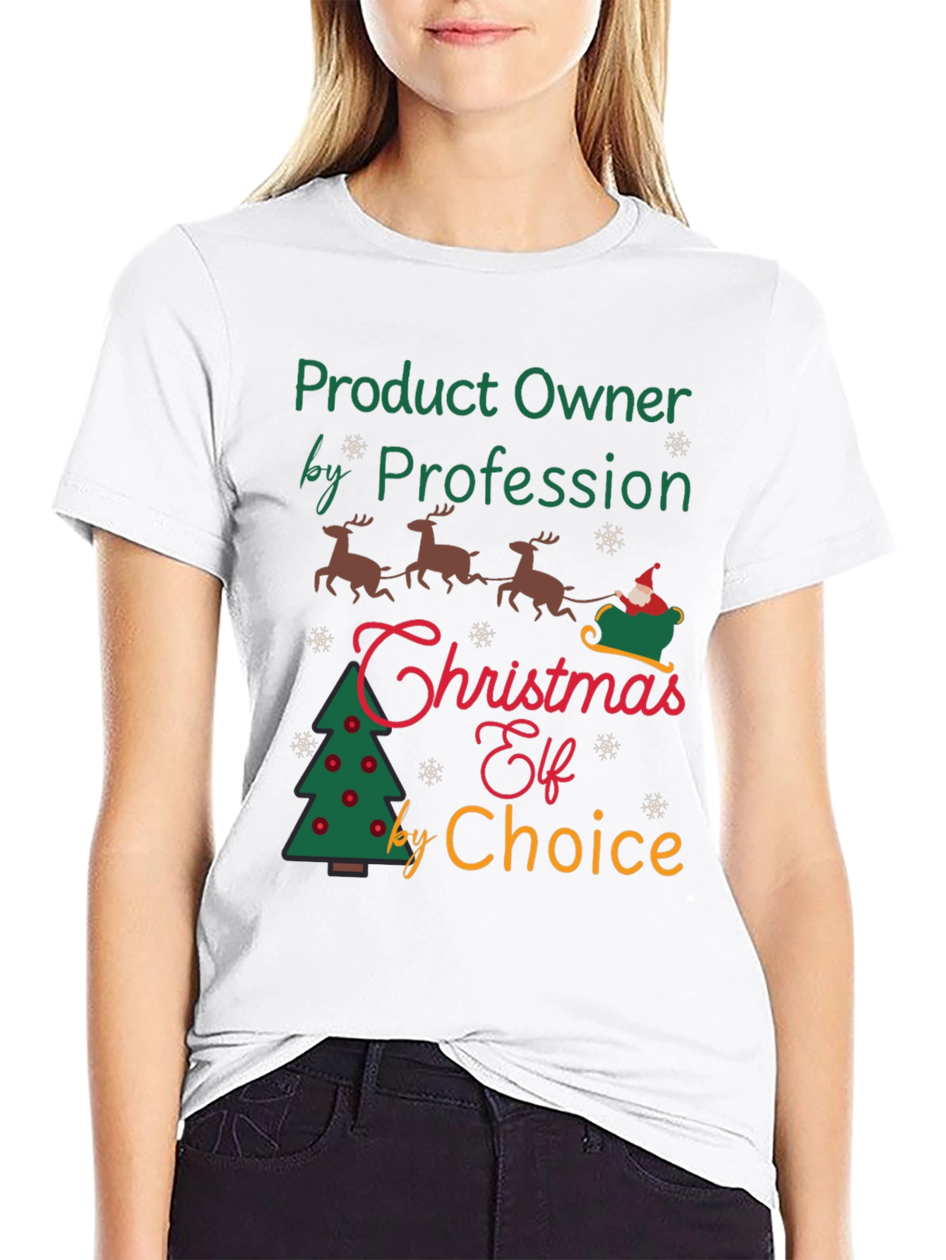 Product Owner Christmas Elf T-Shirt