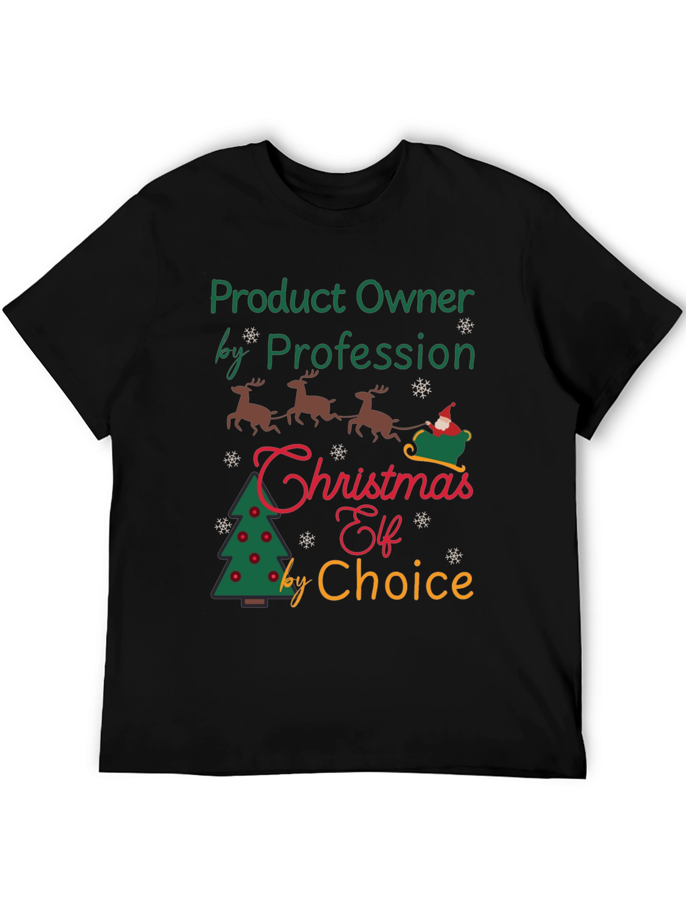 Product Owner Christmas Elf T-Shirt