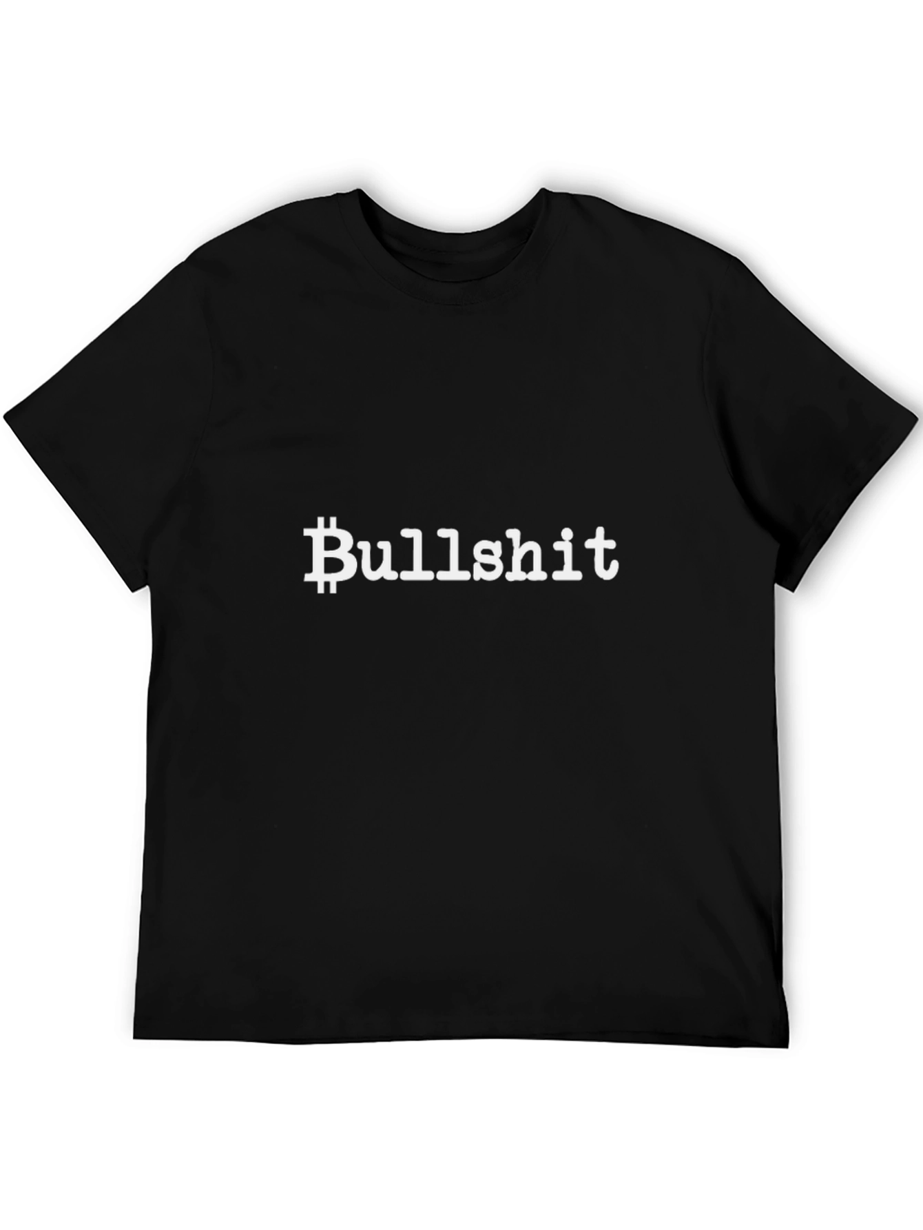 Bitcoin Bullshit Sarcastic Graphic Tee