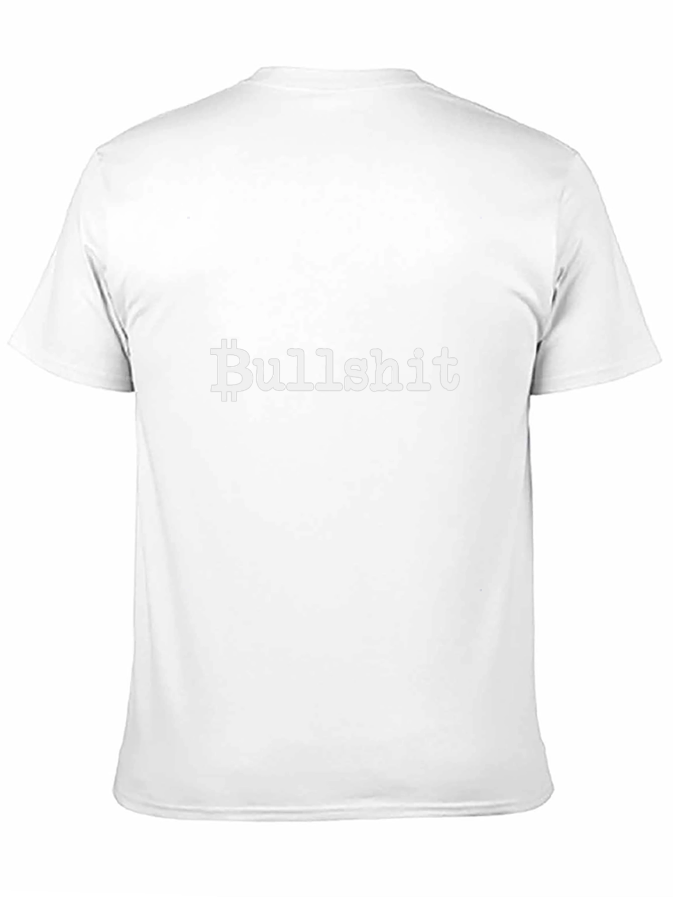 Bitcoin Bullshit Sarcastic Graphic Tee