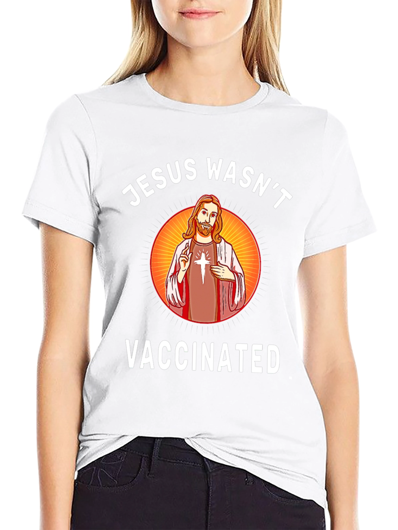 Jesus Wasnt Vaccinated T-Shirt