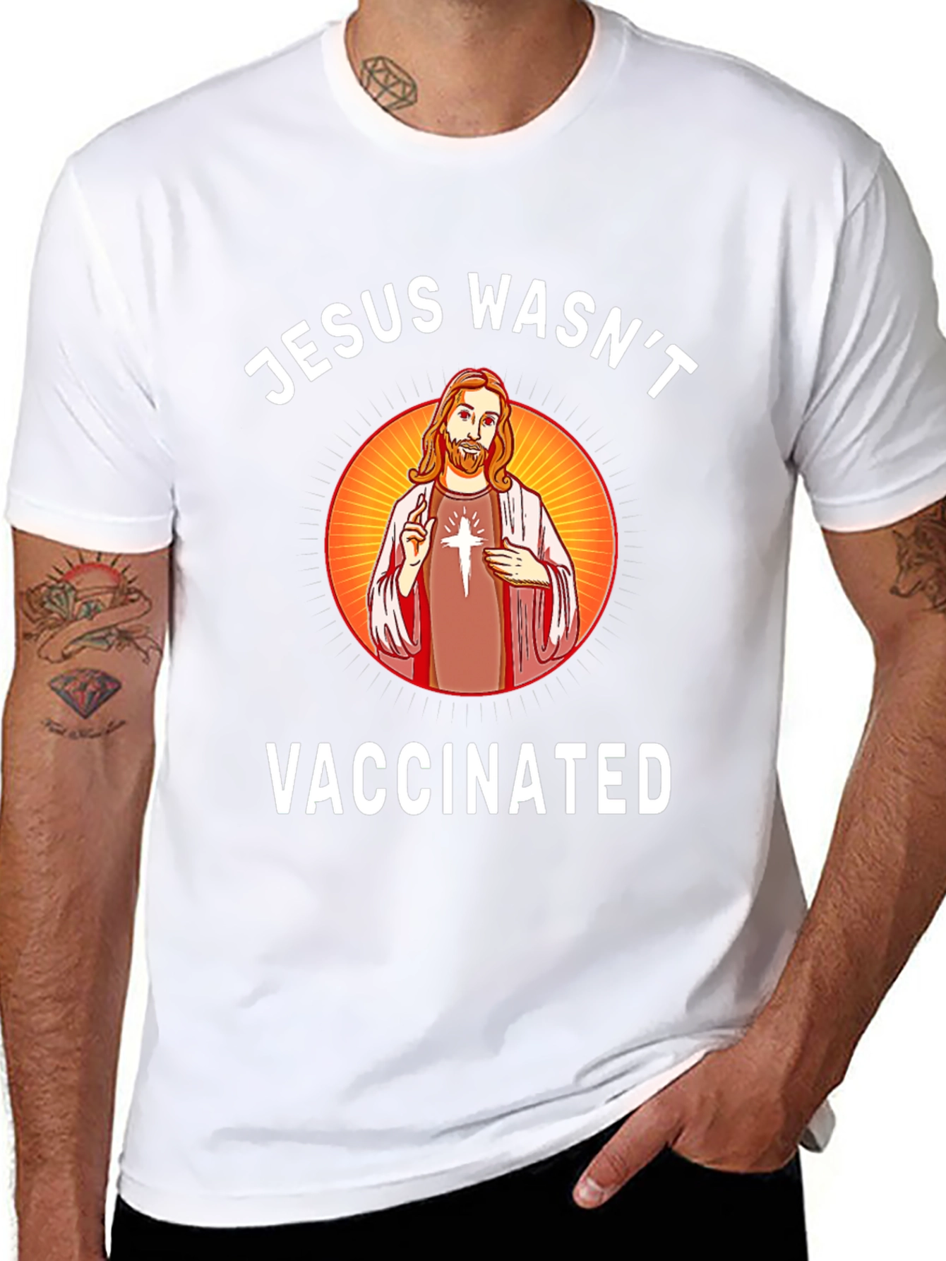 Jesus Wasnt Vaccinated T-Shirt